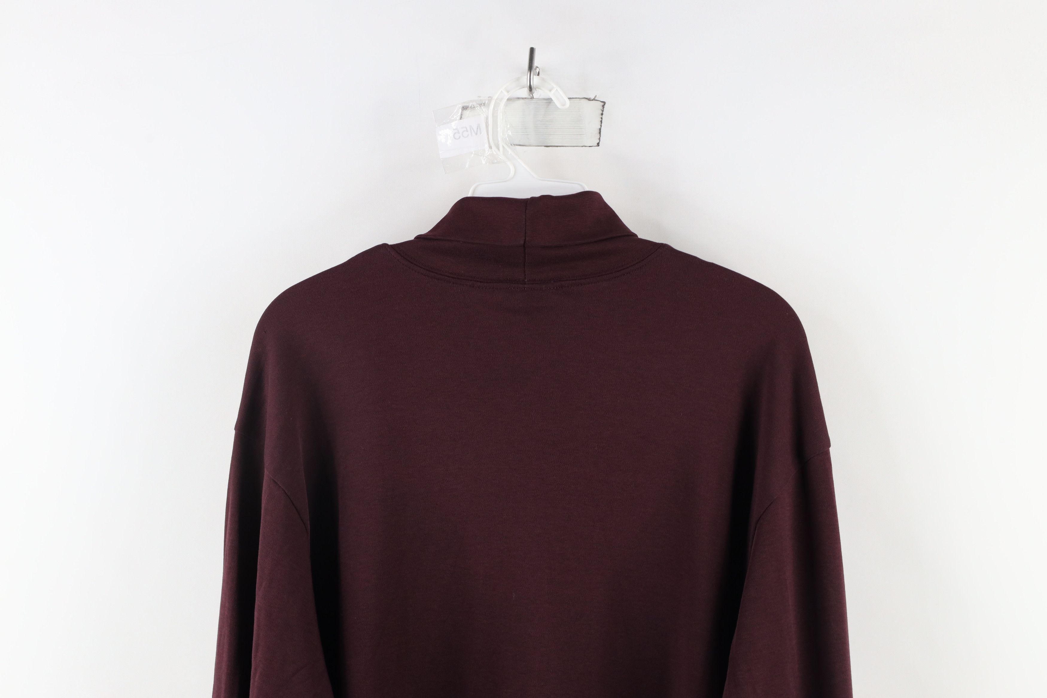 L.L. Bean × Vintage Vintage 90s LL Bean Distressed Turtleneck T-Shirt Purple Size US L / EU 52-54 / 3 - 10 Thumbnail