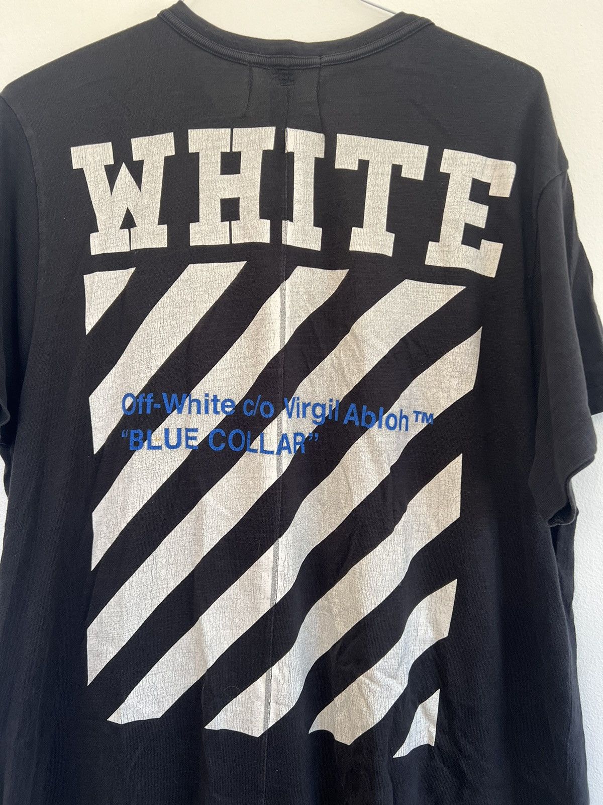 Off-White × Virgil Abloh Off white “blue collar” TEE Size US L / EU 52-54 / 3 - 7 Thumbnail