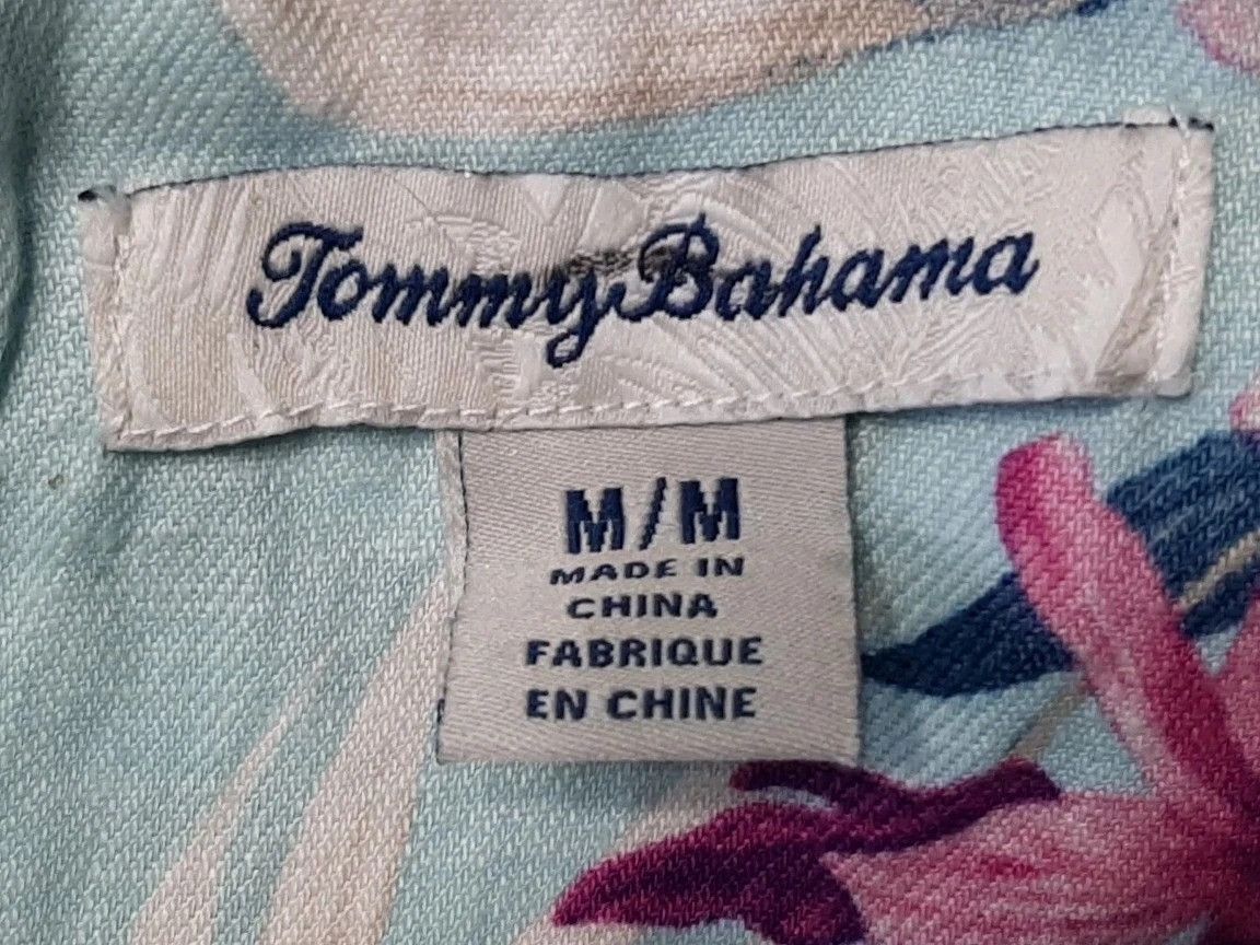 Tommy Bahama Tommy Bahama Lined Shift Dress 100% Linen Floral Motif Size M / US 6-8 / IT 42-44 - 3 Thumbnail