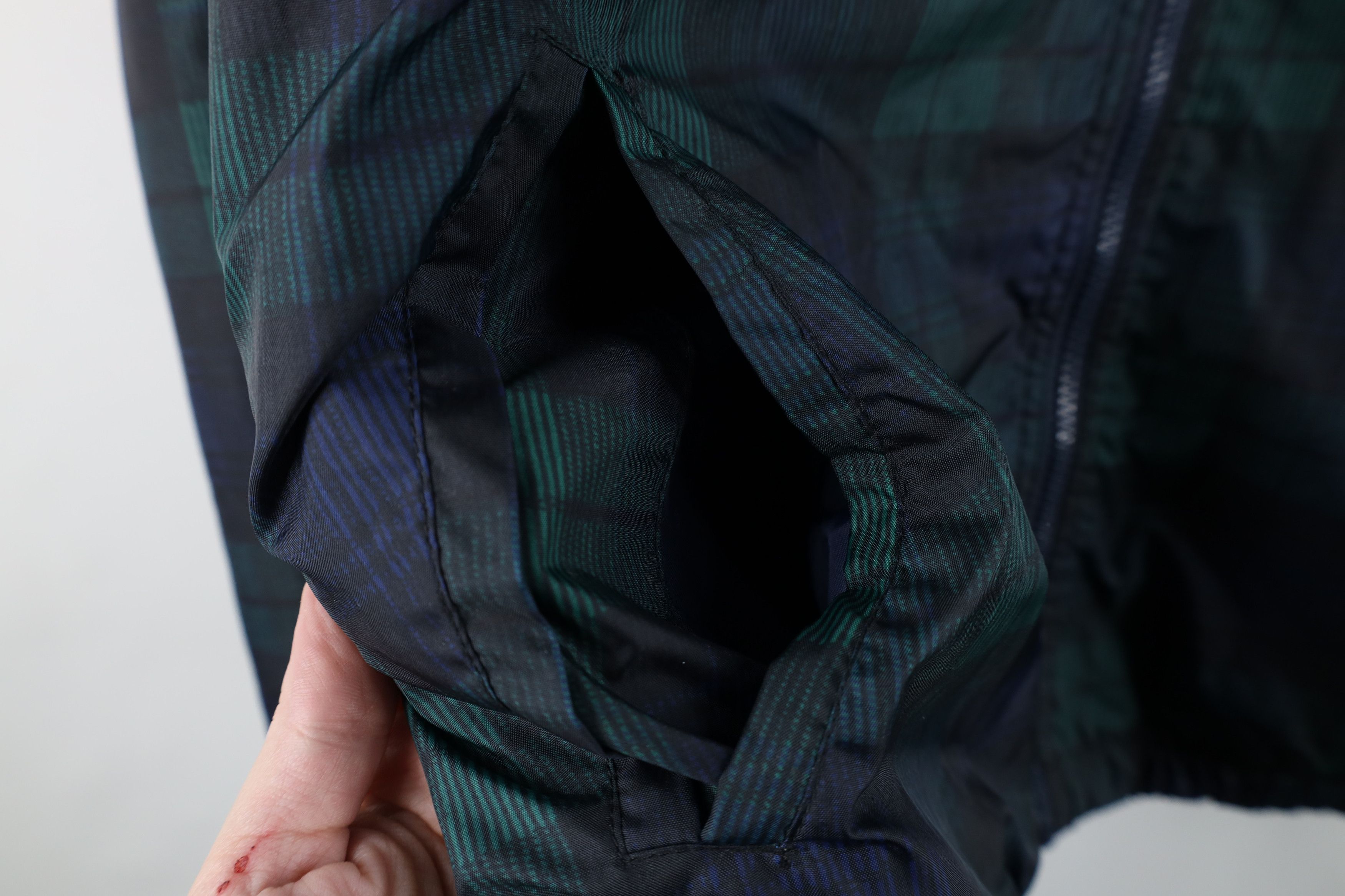 Vintage Vintage 90s Streetwear Full Zip Windbreaker Jacket Plaid Size US L / EU 52-54 / 3 - 7 Thumbnail
