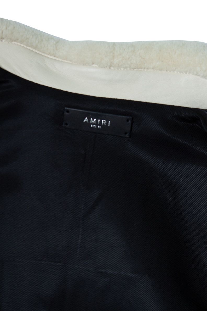 Amiri Amiri, logo print shearling jacket Size US L / EU 52-54 / 3 - 9 Thumbnail