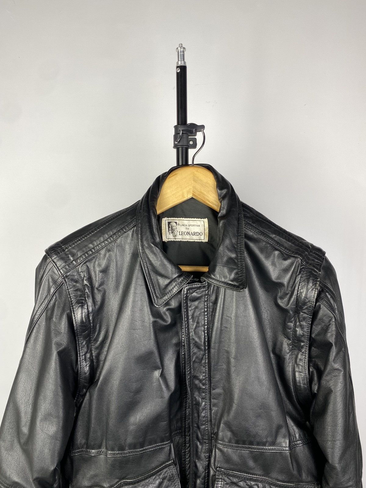 Other Avant Garde 90s Biker MOTO Leather Jacket Transformer Size US S / EU 44-46 / 1 - 4 Thumbnail
