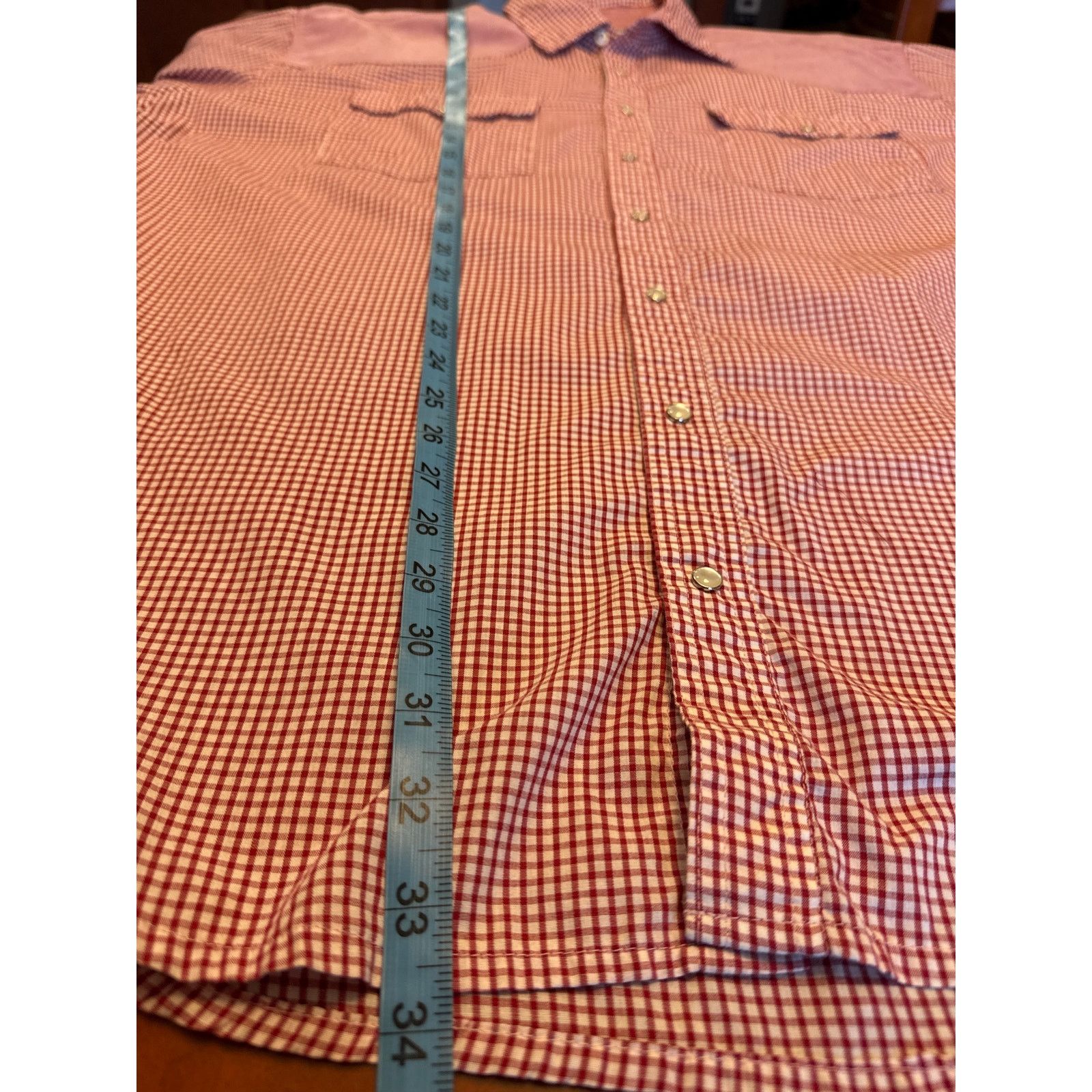 Other Merrill & Forbes Western Pearl Snap Gingham Shirt Red XL Size US XL / EU 56 / 4 - 5 Thumbnail