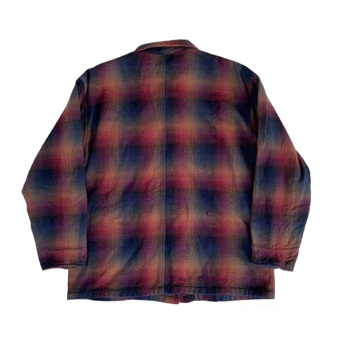 Japanese Brand JapaneseBrand Fieldcore Plaid Worker Chore Flannel Jacket Size US L / EU 52-54 / 3 - 2 Thumbnail