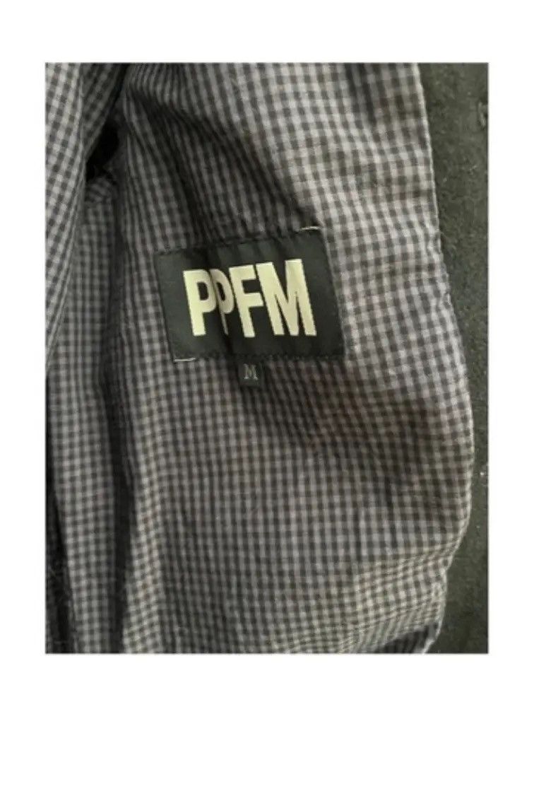 PPFM Medium PPFM Napoleon Black Wool Coat Fur Jacket Size US M / EU 48-50 / 2 - 5 Thumbnail
