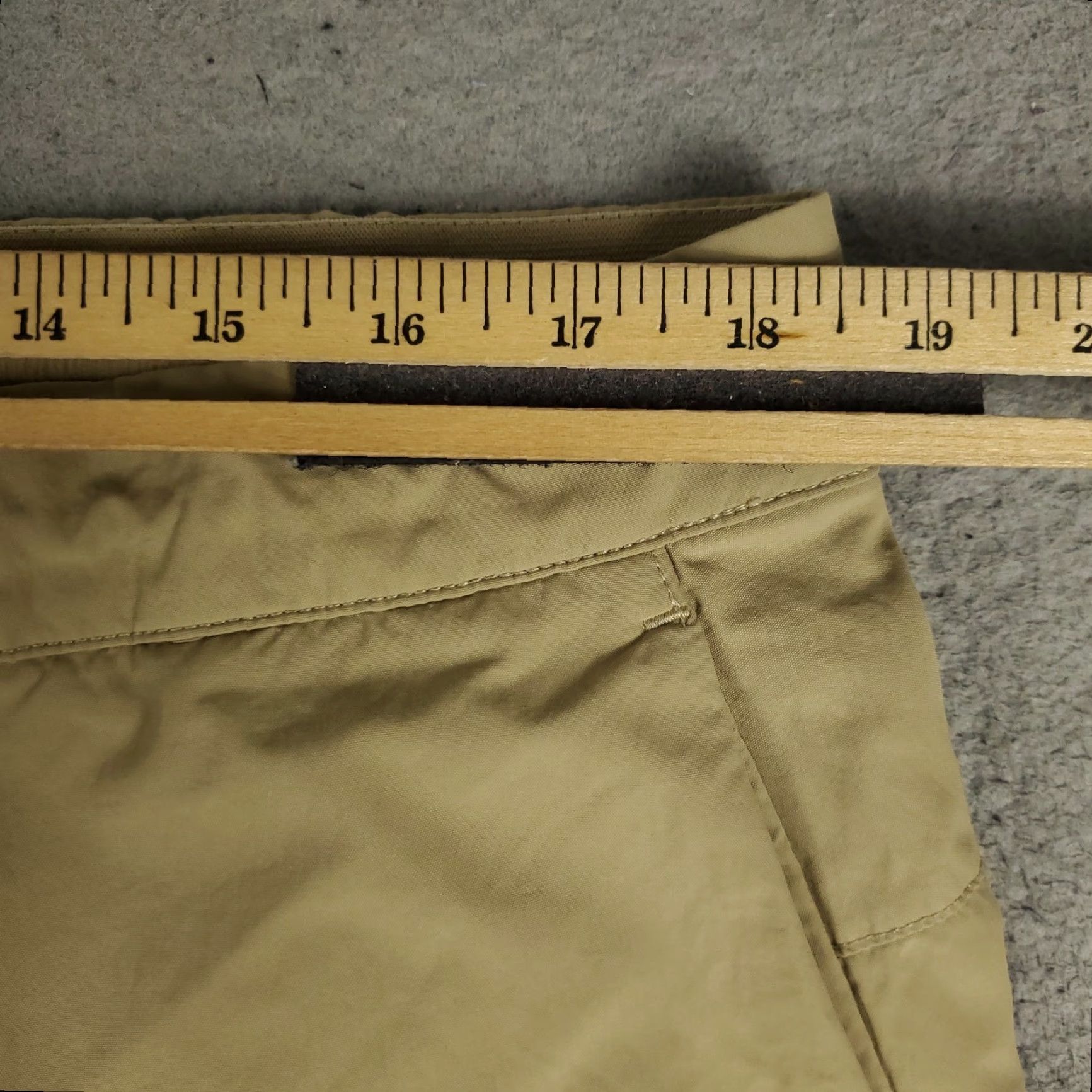 Nike Nike Pants Mens Size 38 Beige Nylon Lightweight NSW Utility Pants Jogger Regular Inseam 28in - Khaki/Beige, Basketball/Running, Sportswear Mens Size US 38 / EU 54 - 4 Thumbnail