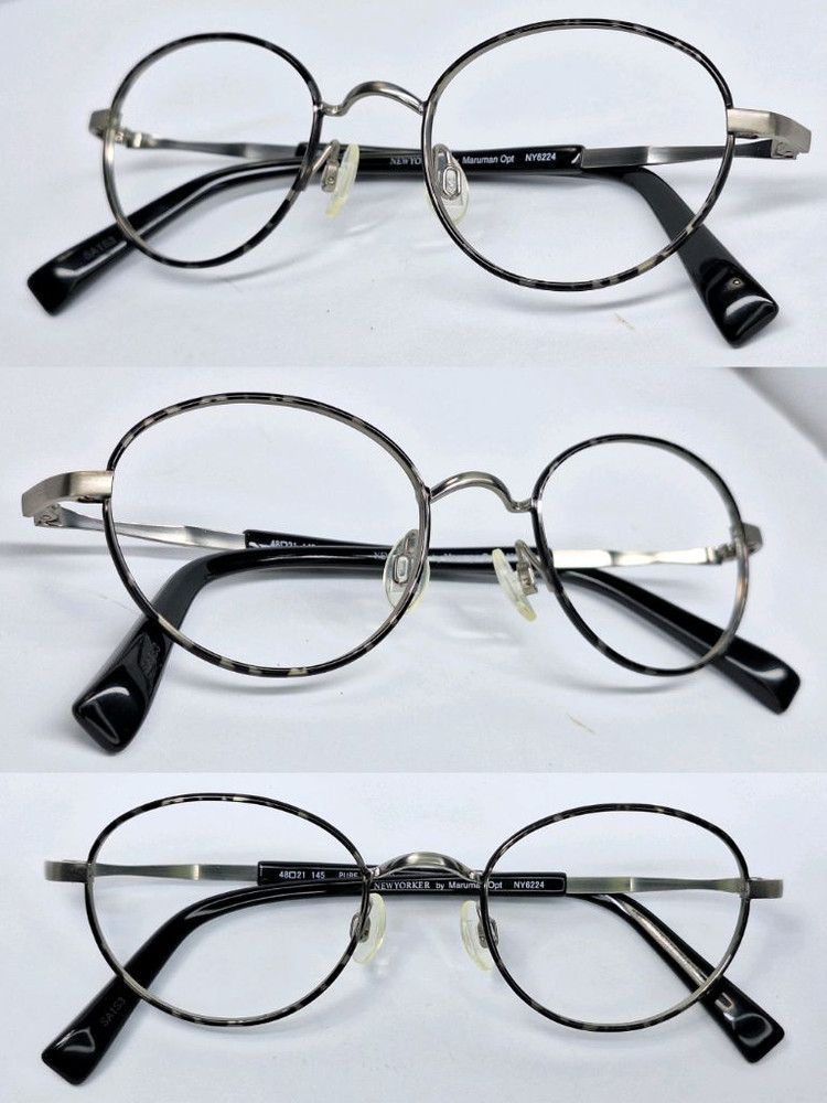 Vintage NEWYORKER by Maruman NY6224 Pure Titanium Round Frame 10g Size ONE SIZE - 7 Thumbnail