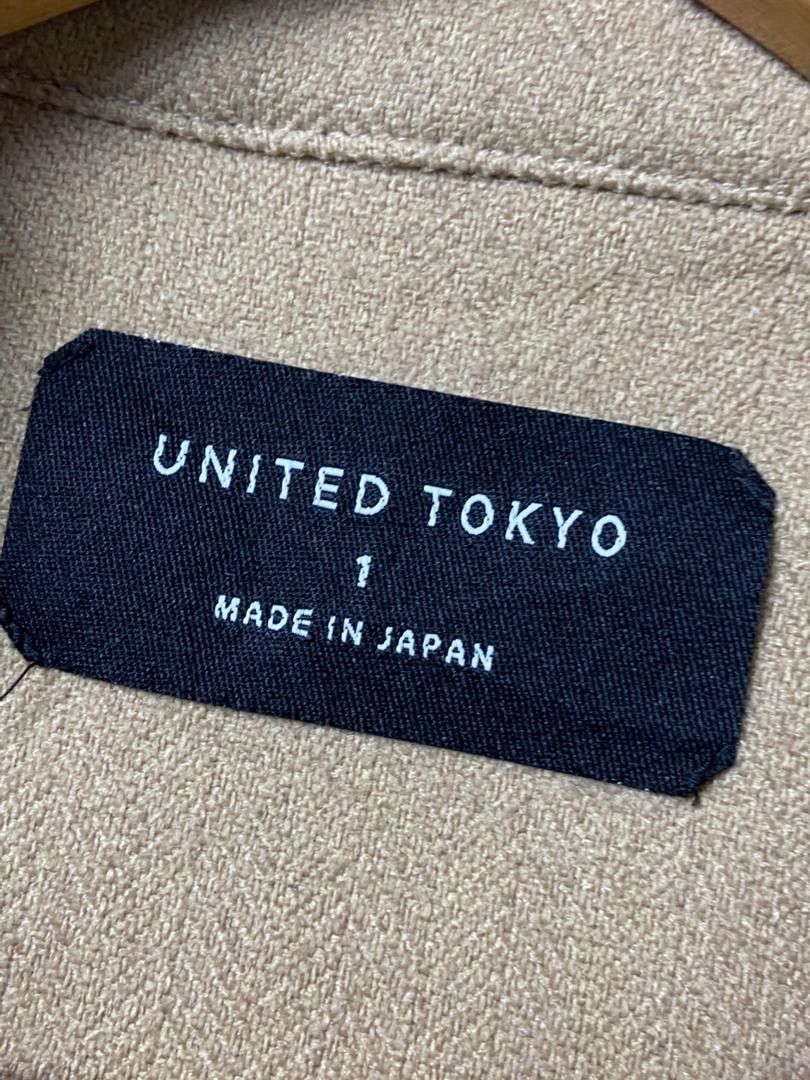 Japanese Brand United Tokyo Wool Blend Baggy Style Shirt (201) Size US S / EU 44-46 / 1 - 3 Thumbnail