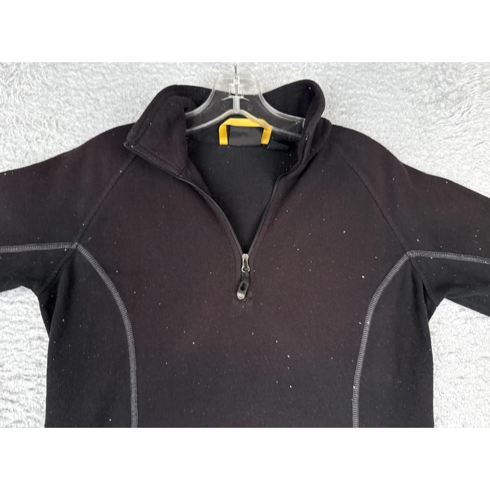 Mountain Hardwear Mountain Hardwear Pullover Womens M Black Fleece 1/4 Zip Hiking Top Poly Size M / US 6-8 / IT 42-44 - 4 Thumbnail