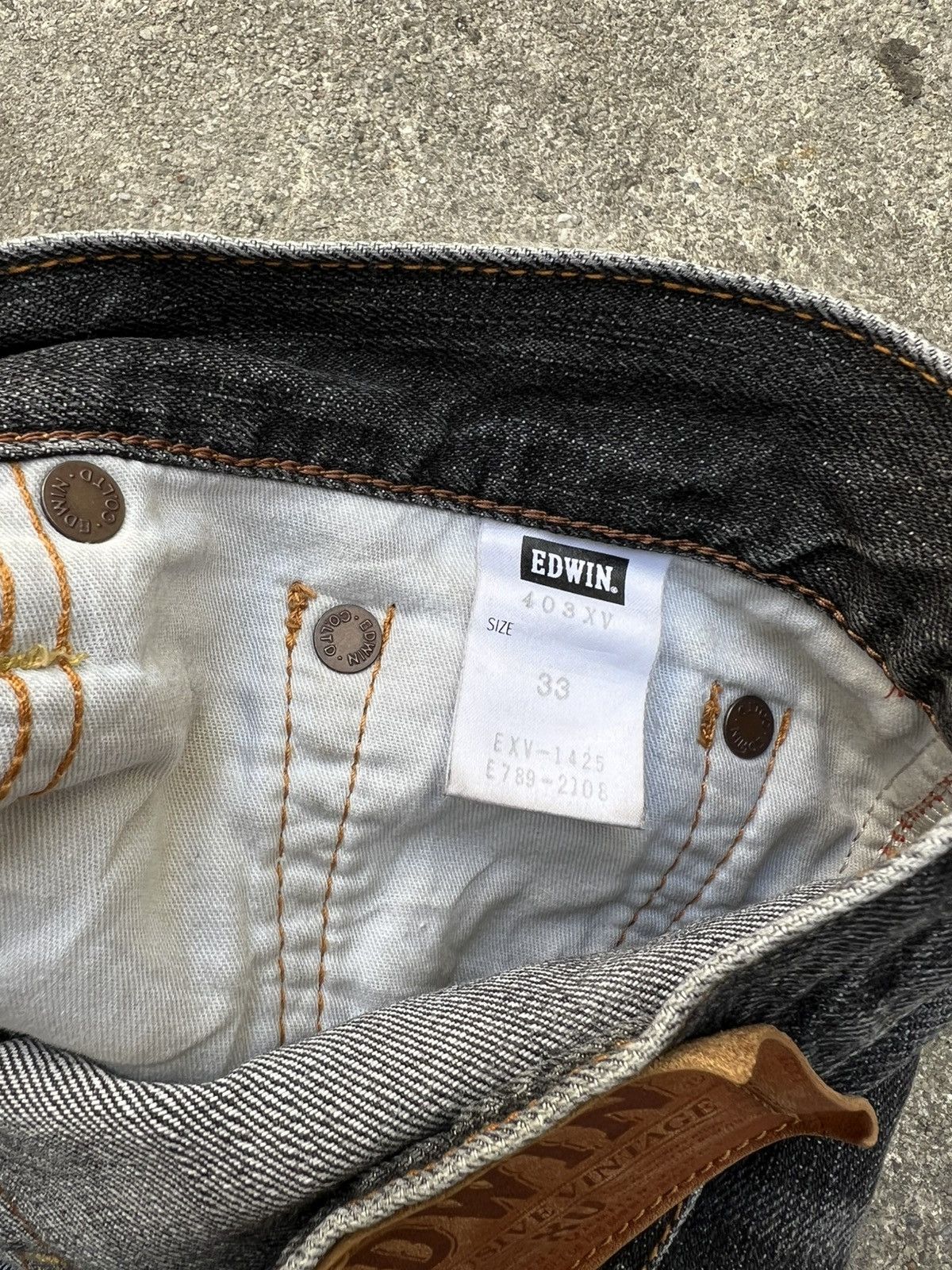 Edwin Edwin Exclusive Vintage Mud Wash Jean Size US 35 - 22 Thumbnail