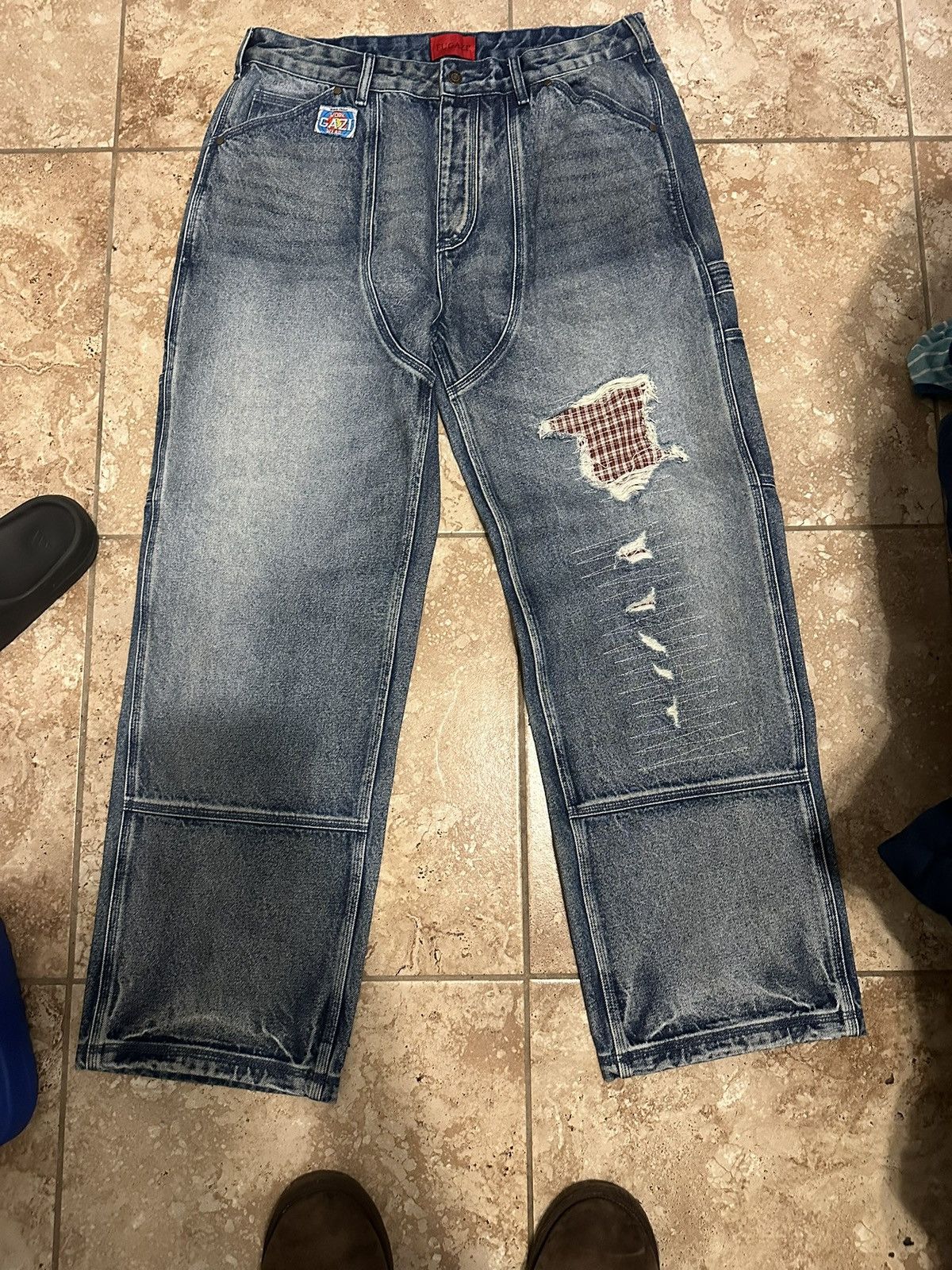 Fugazi Fugazi 1940 mud wash denim size xl Size US 36 / EU 52 - 1 Thumbnail