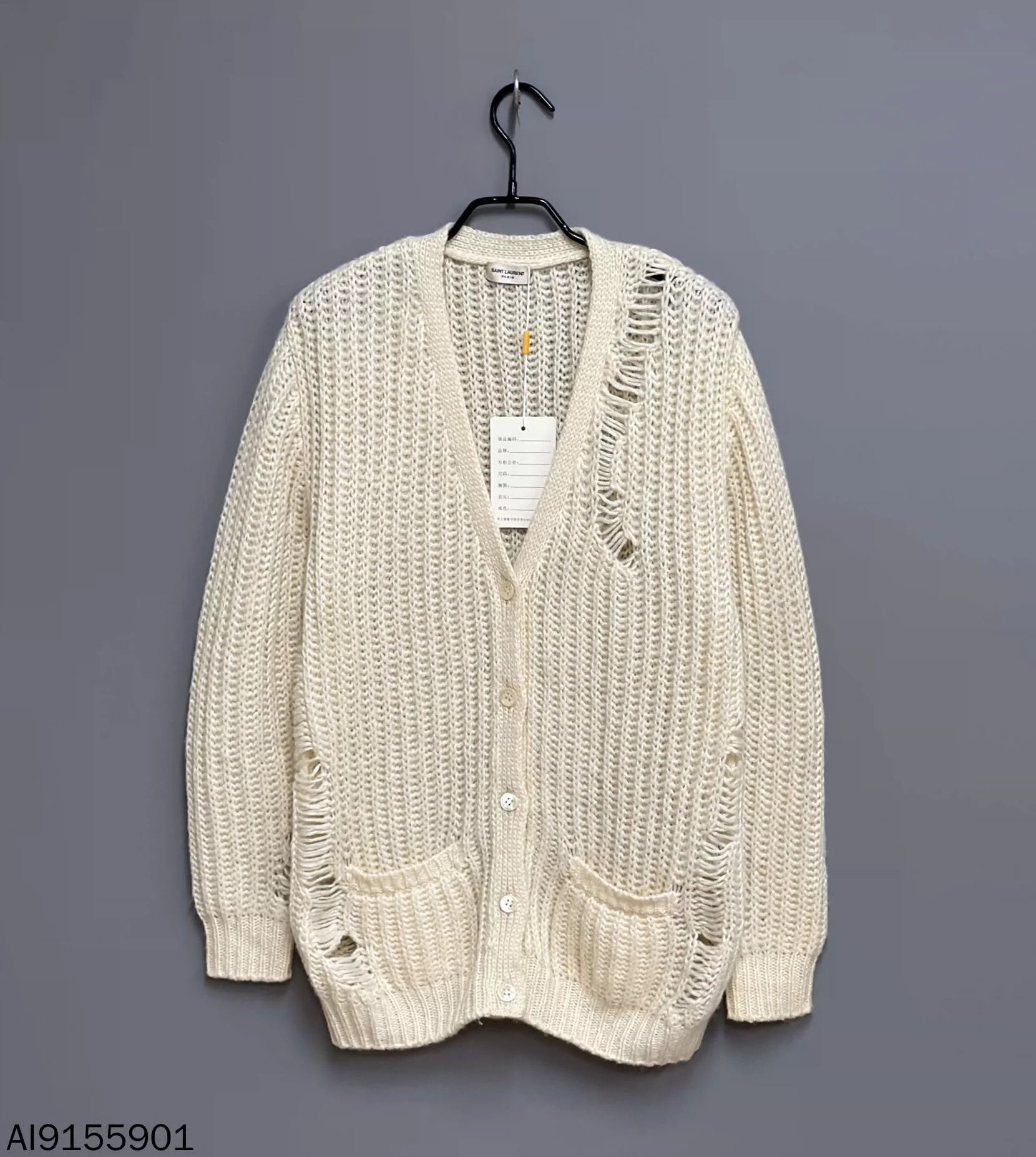 Saint Laurent Paris Saint Laurent Paris Knitted sweater cardigan Size US XS / EU 42 / 0 - 1 Thumbnail