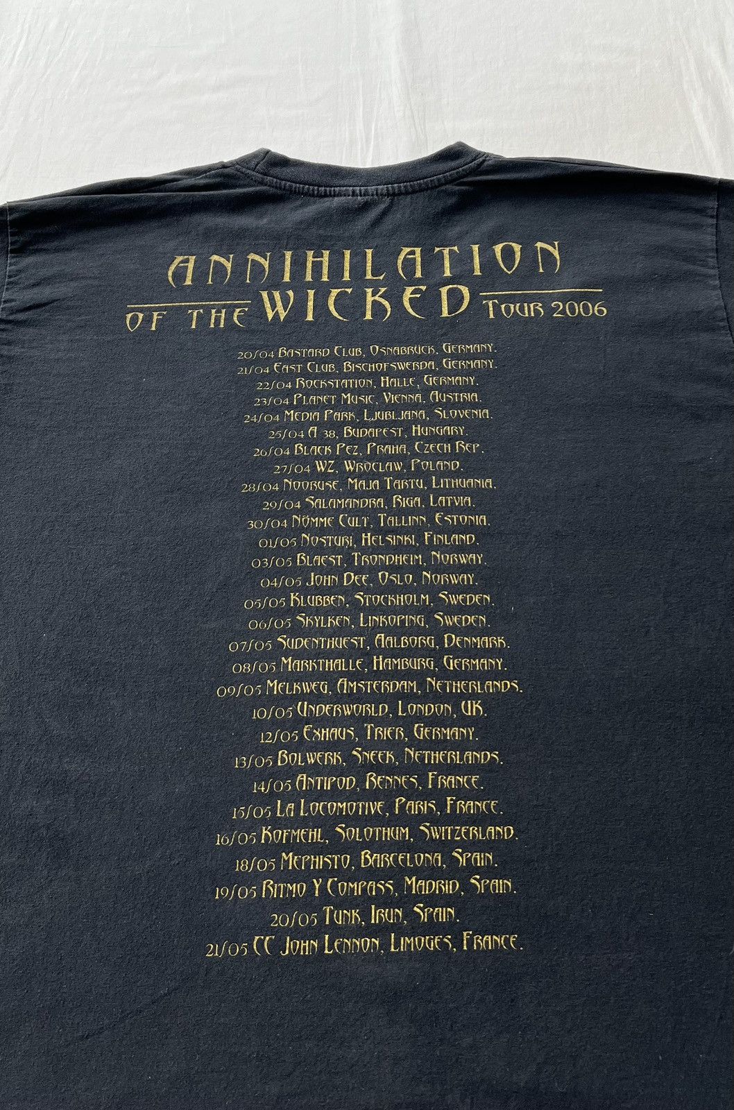 Band Tees Vintage 2006 Nile Annihilation of the Wicked Long Sleeve Size US XL / EU 56 / 4 - 14 Thumbnail
