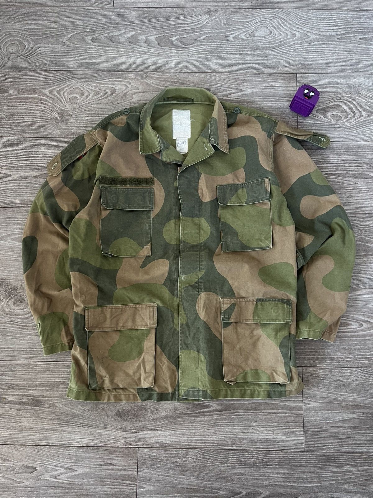 Vintage VINTAGE ‼️ Norwegian Camo NATO Army Tactical Jacket Size US M / EU 48-50 / 2 - 10 Thumbnail