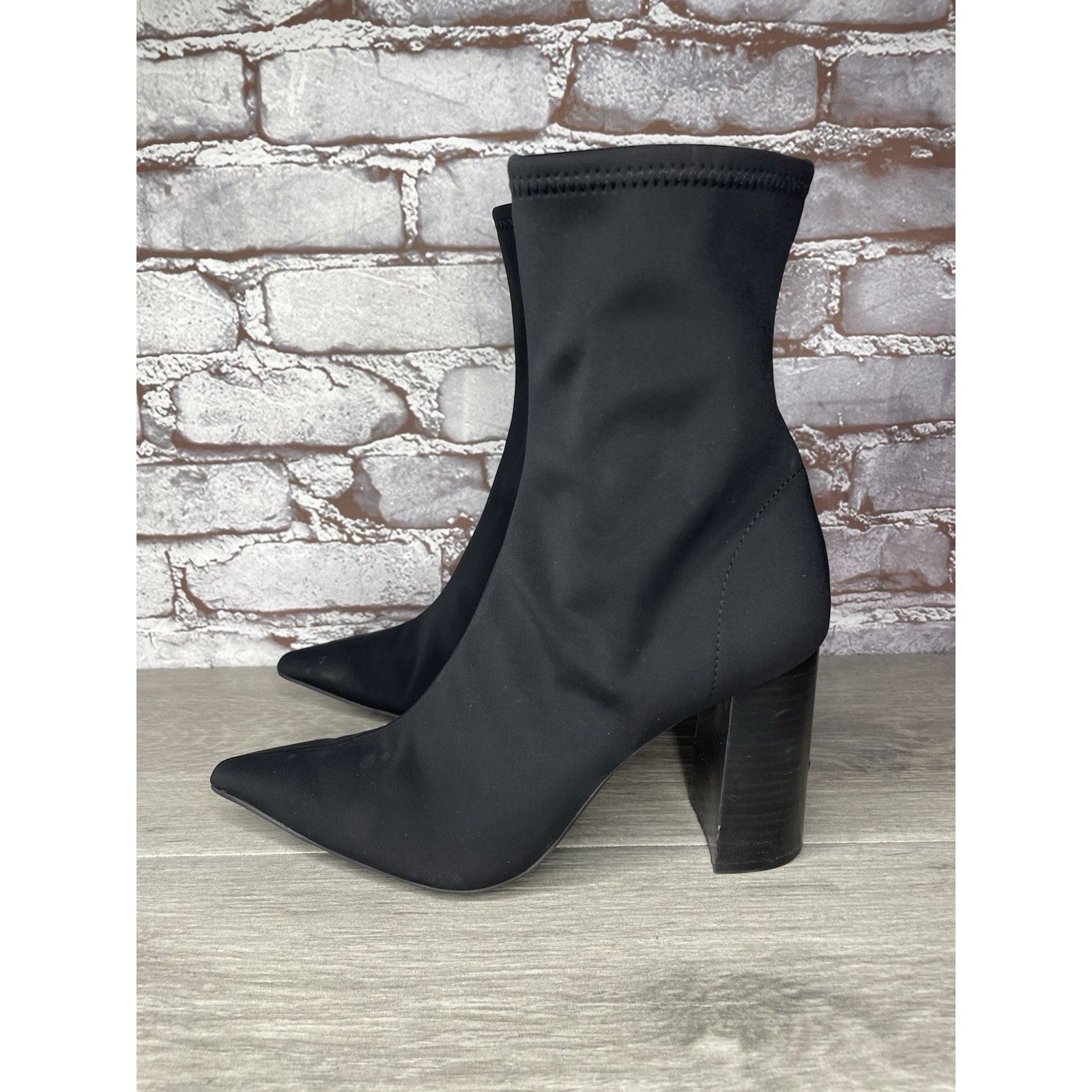 Jeffrey Campbell Jeffrey Campbell Black Siren Sport Ankle Sock Booties Women’ Size US 8.5 / IT 38.5 - 1 Thumbnail