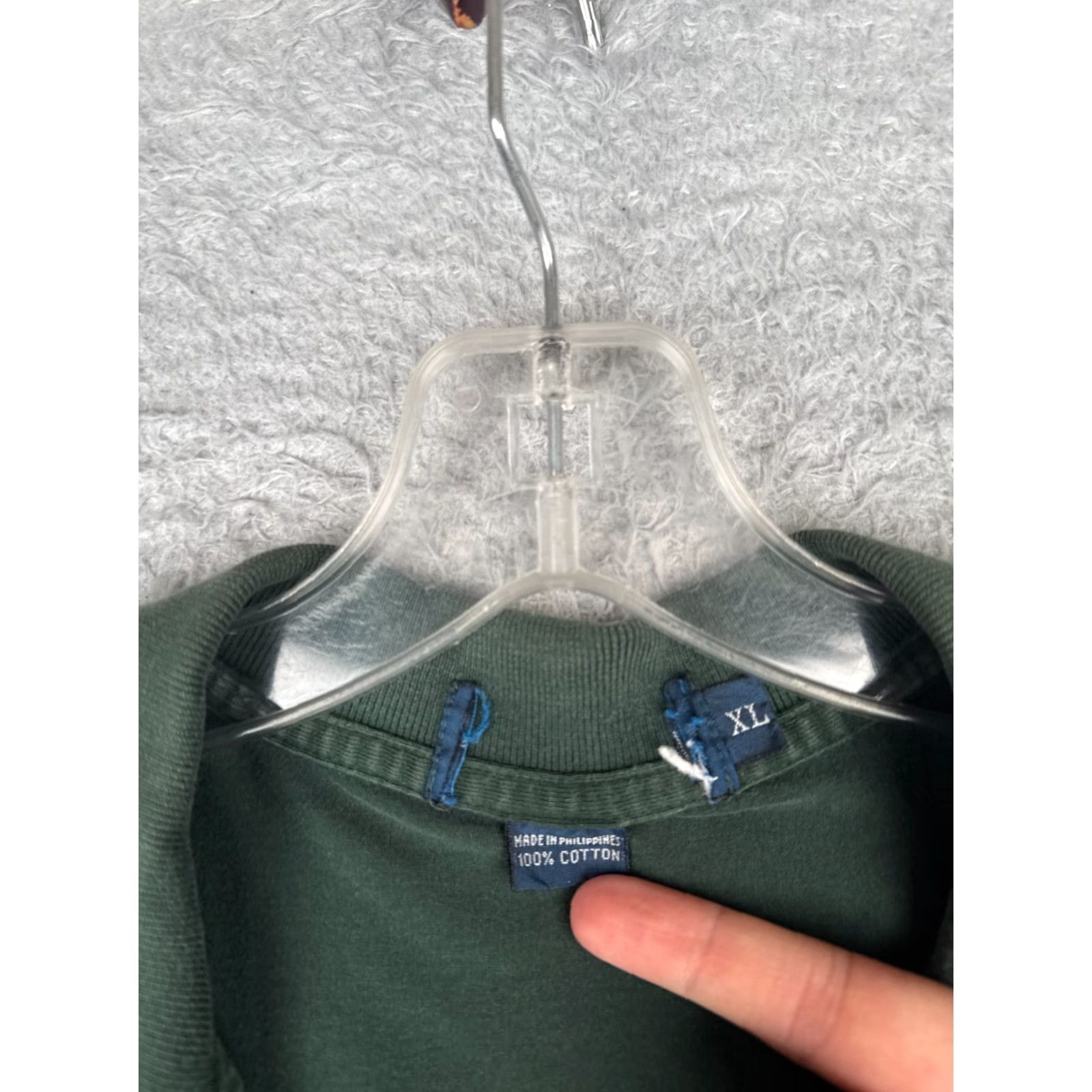 Ralph Lauren VINTAGE Ralph Lauren Polo Shirt Men XL Green Short Sleeve 100% Cotton Slim Logo Embroidered Size US XL / EU 56 / 4 - 7 Thumbnail