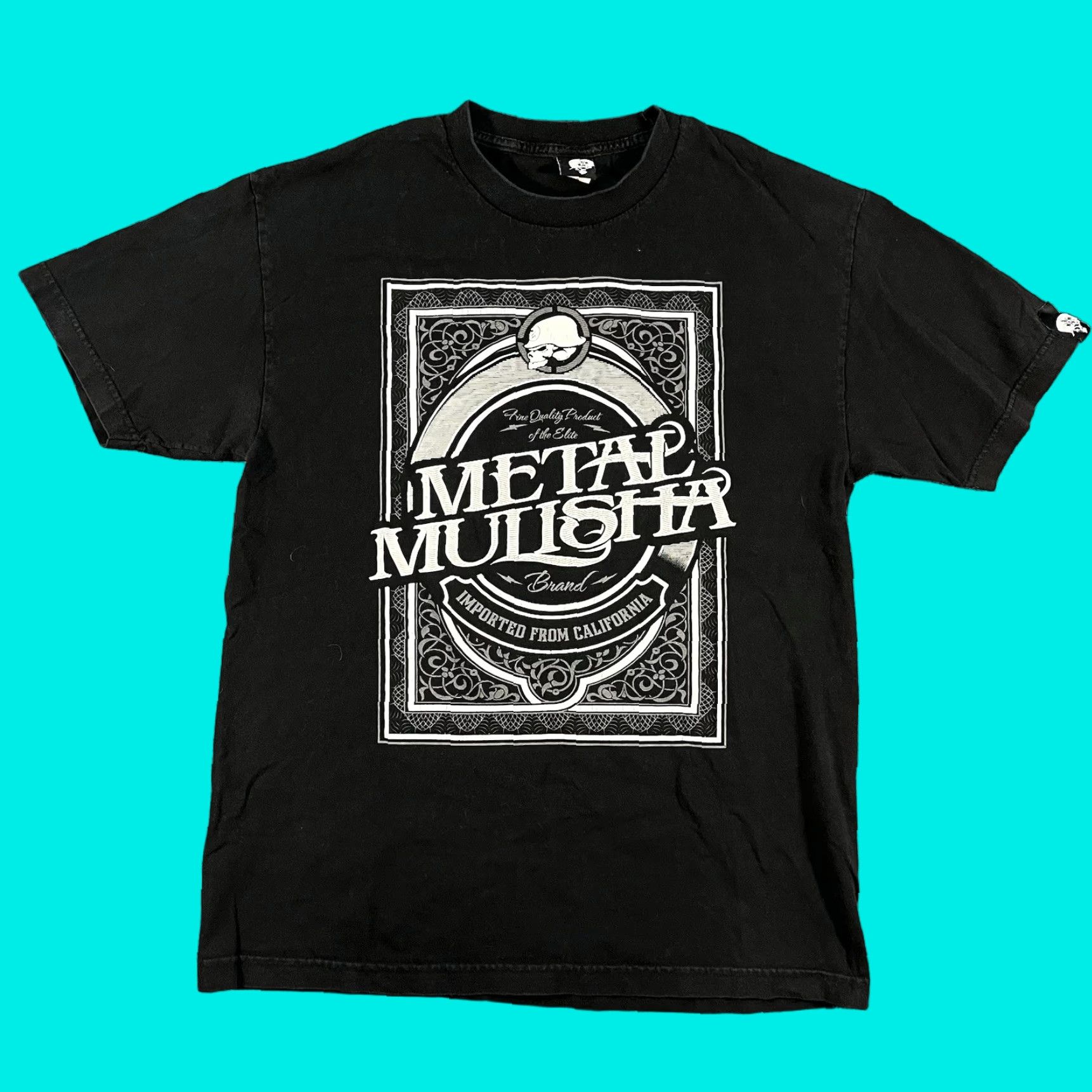 Metal Mulisha VINTAGE Metal Mulisha T-Shirt Mens Large Black Grunge Skull Logo Cyber Goth Y2K 90s Shirts Shirts Mens Size US L / EU 52-54 / 3 - 1 Thumbnail
