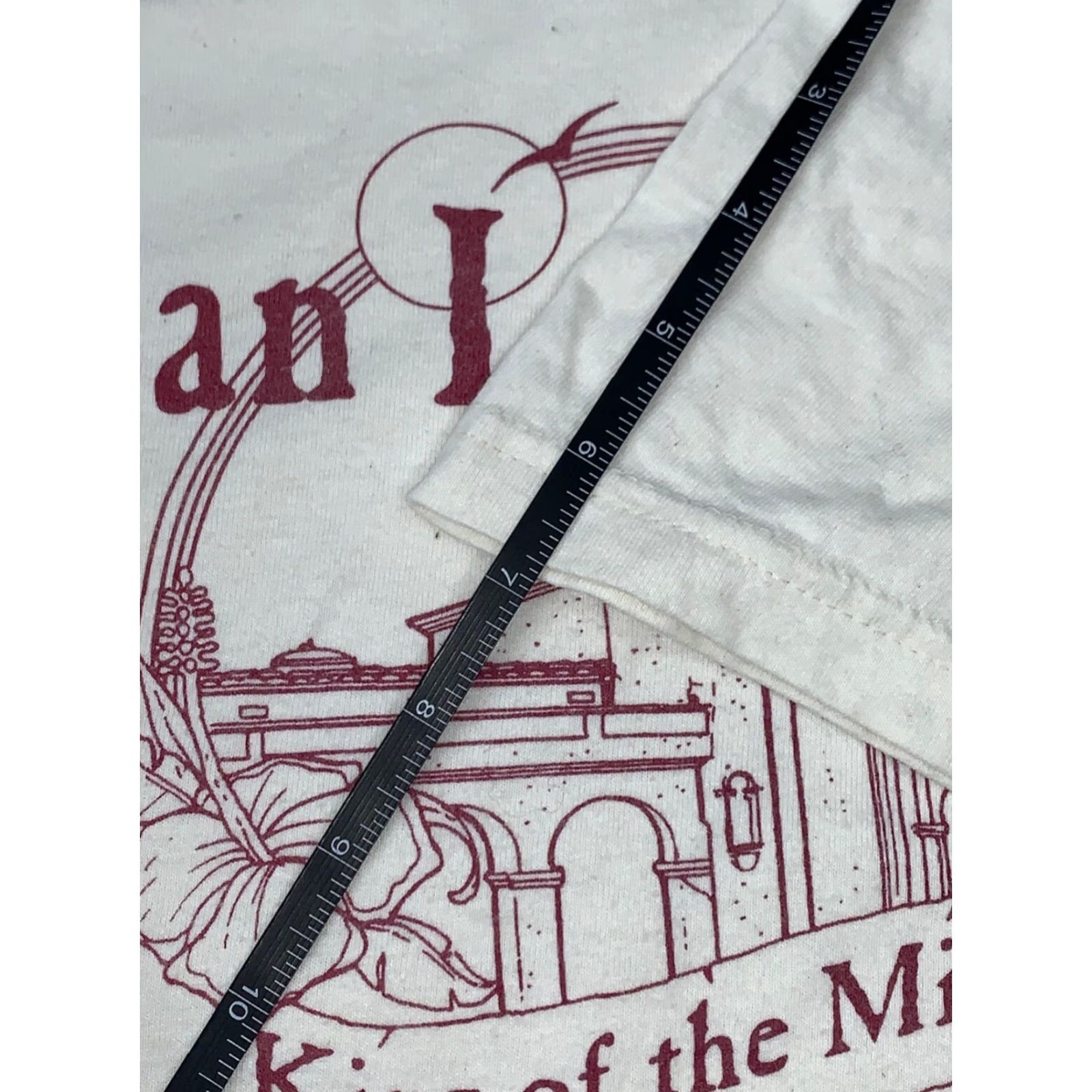 Hanes VINTAGE Hanes Mission San Luis Rey King of the Mission T Shirt White S Short Sleeve Crew Neck Men 4924 80s 90s Classic Size US S / EU 44-46 / 1 - 7 Thumbnail