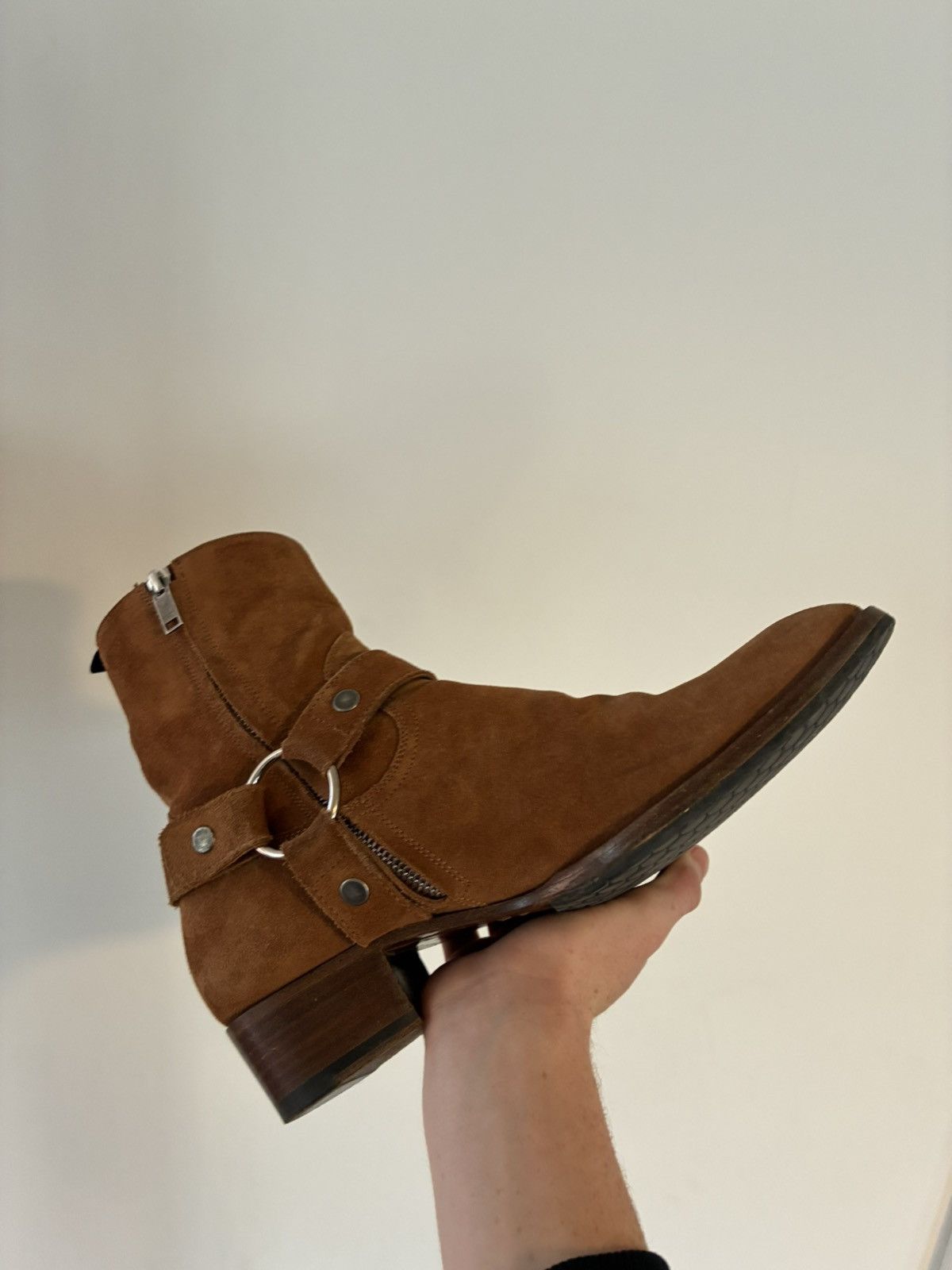 Hedi Slimane Saint Laurent "WYATT BOOTS" (42) Size US 9 / EU 42 - 3 Thumbnail