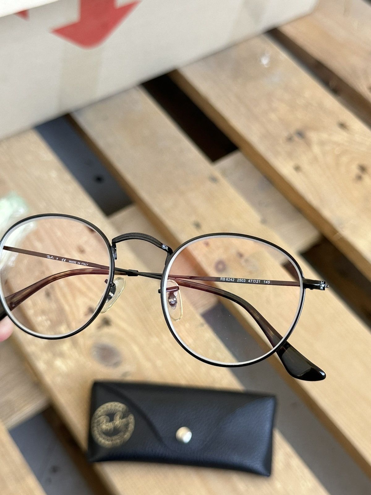 Ray Ban Black Frame 4721 Glasses with Case