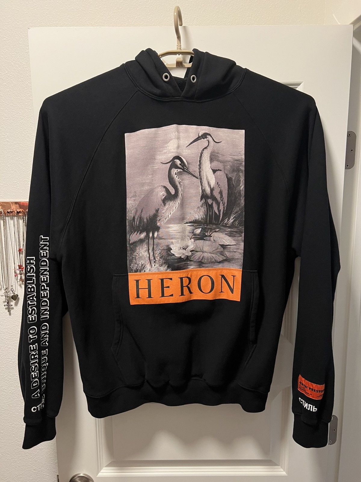 Heron Preston Heron Preston Heron Sketch Logo Hoodie Size US L / EU 52-54 / 3 - 1 Thumbnail