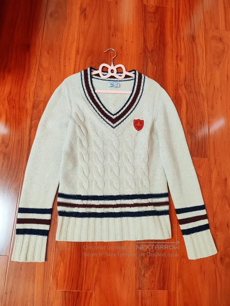Vivienne Westwood Vivienne Westwood Badge style apricot color knitted sweate Size S / US 4 / IT 40 - 1 Thumbnail
