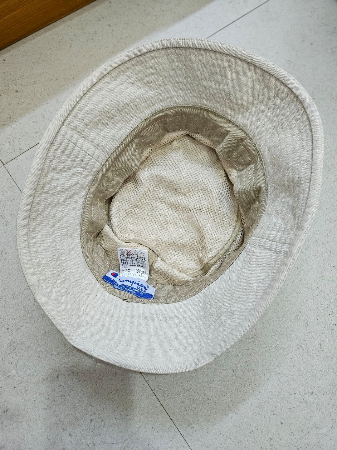 Champion Cream Bucket Hat Size ONE SIZE - 3 Thumbnail