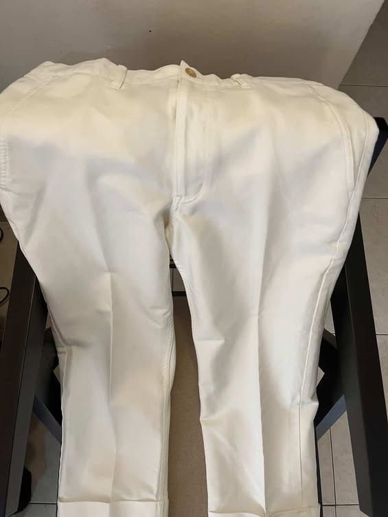 Comme des Garcons Archival Comme des Garçons Homme White Trousers Size US 29 - 1 Thumbnail
