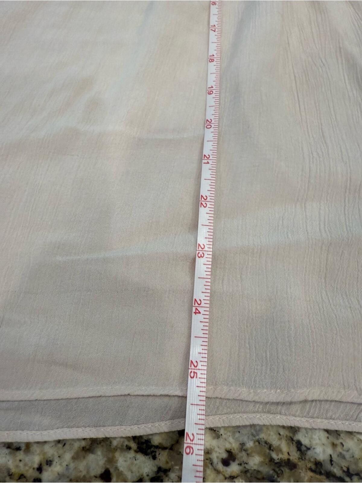Eastland easel lace & gauzy short sleeve top light pink ruffles SZ SM Size S / US 4 / IT 40 - 10 Thumbnail