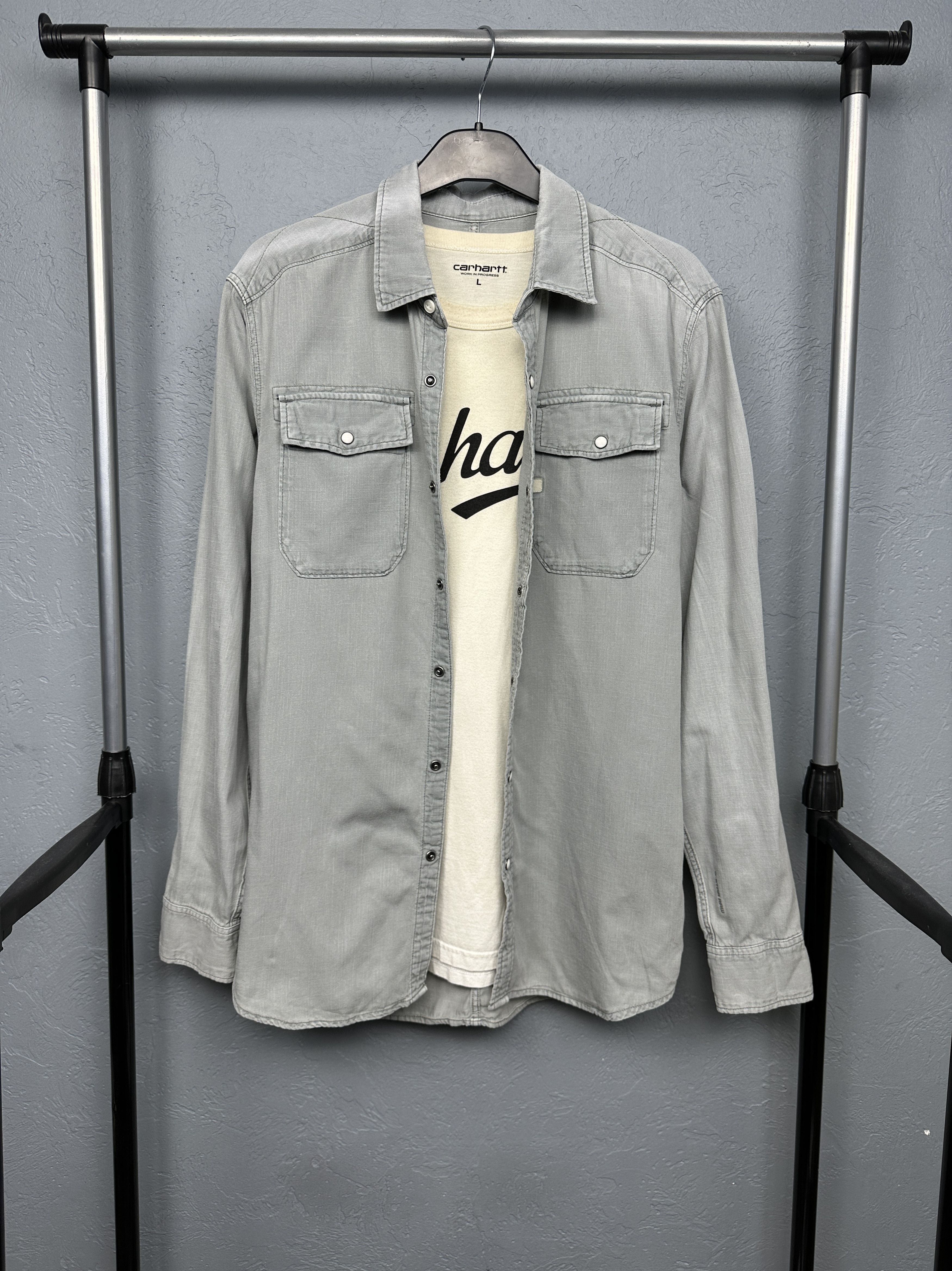 G-Star G Star Raw Mens Landoh Denim Shirt Size US L / EU 52-54 / 3 - 1 Thumbnail