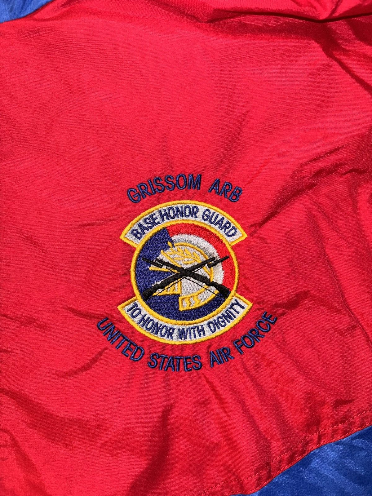 Holloway Vtg USA Air Force Air Base 90s Windbreaker Track Jacket Sz M Size US M / EU 48-50 / 2 - 4 Thumbnail