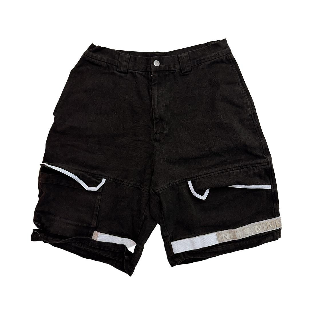 Japanese Brand 9090 Wide Black Short (L) Size US 34 / EU 50 - 1 Thumbnail