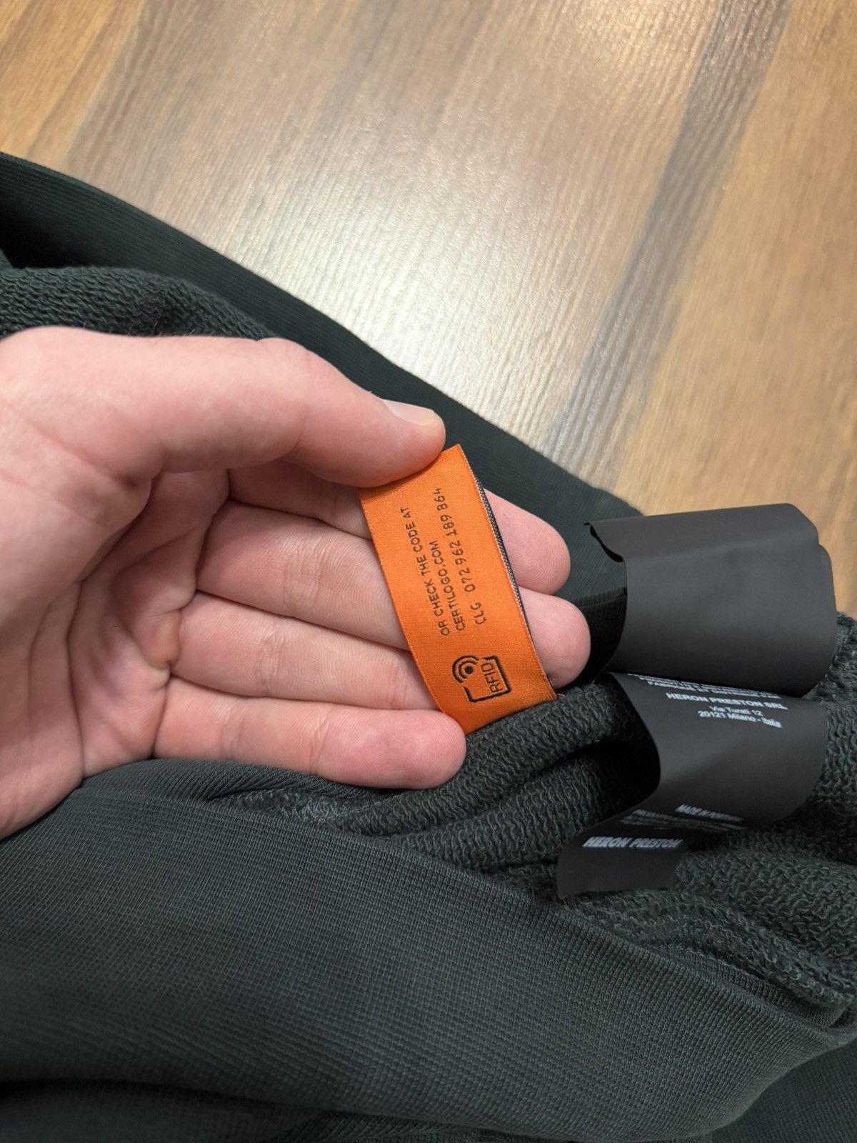 Heron Preston Heron Preston Black Purple Hoodie Size US L / EU 52-54 / 3 - 7 Thumbnail