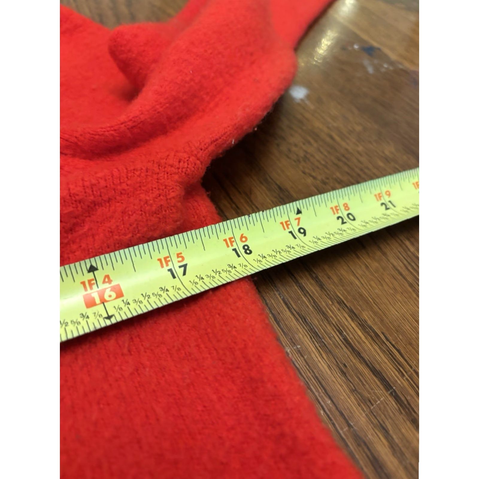 J.Crew J.CREW Bright Red Long Sleeve Knit Top Women's Size S T-Shirt Knit Red Solid M1 Size S / US 4 / IT 40 - 3 Thumbnail