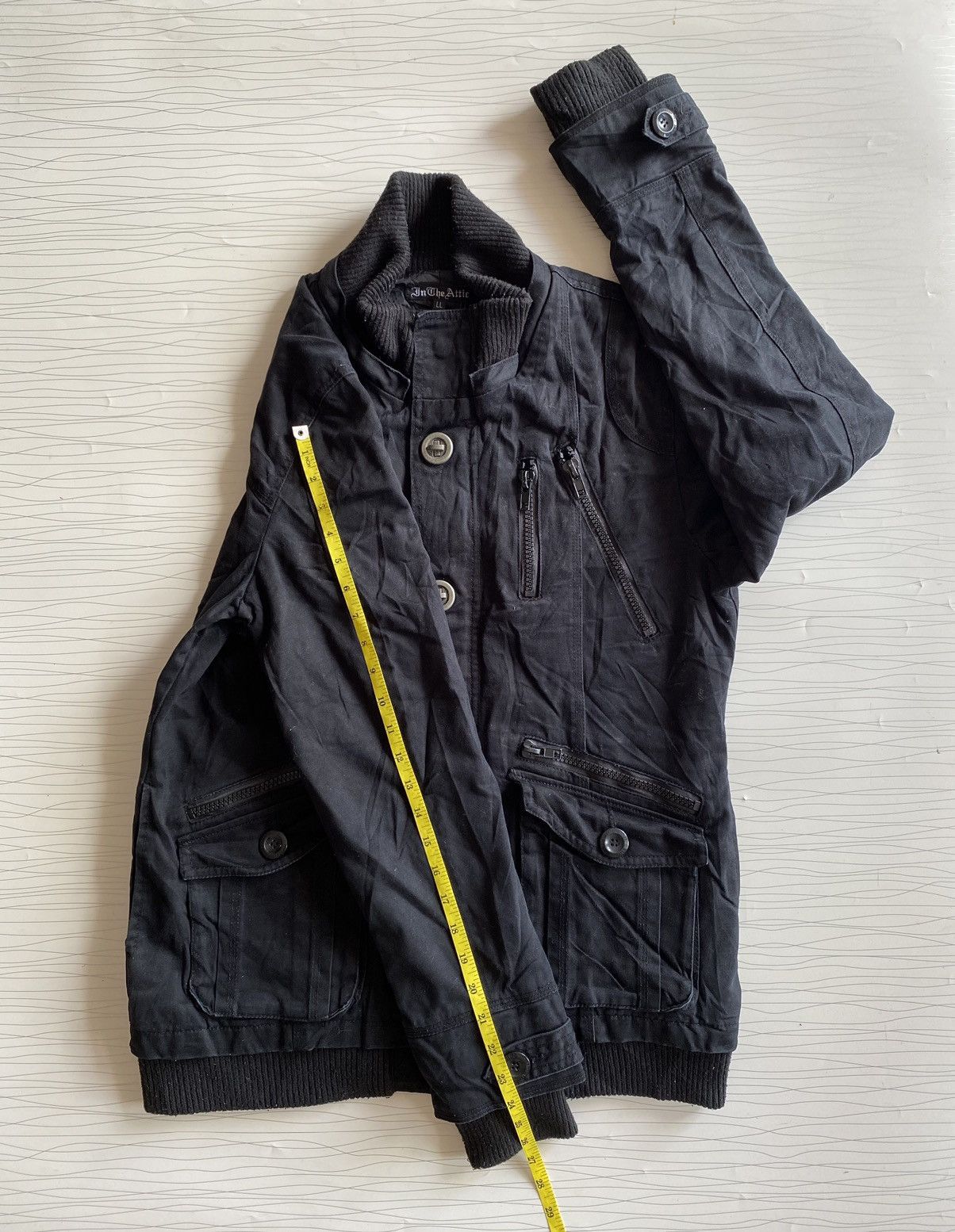 14th Addiction × In The Attic × KMRii Vtg In The Attic Japan Militery Zipp Bondage Tactical Jacket Size US L / EU 52-54 / 3 - 24 Thumbnail