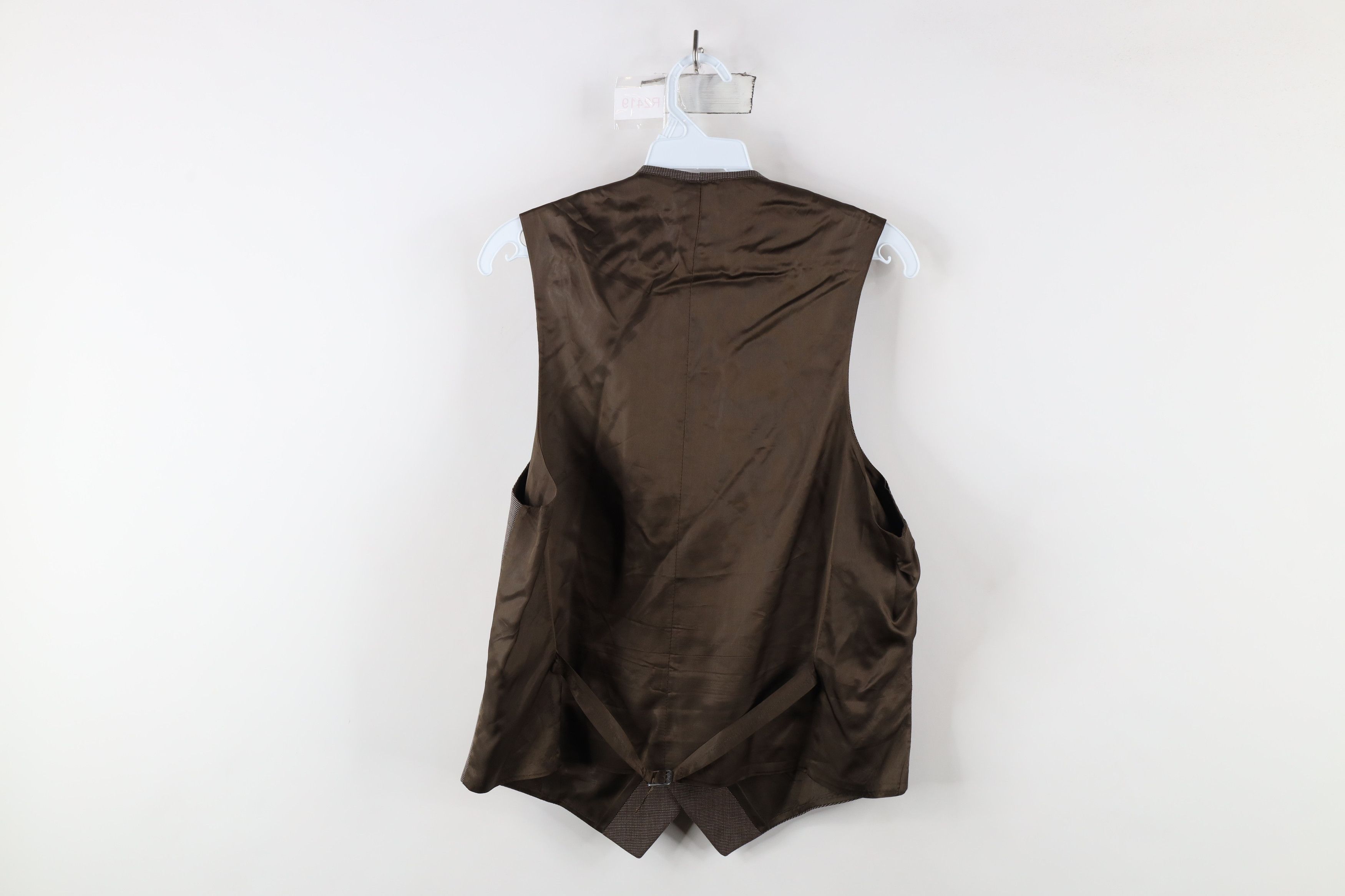 Vintage Vintage 50s 60s Rockabilly Back Button Suit Vest Brown USA Size US L / EU 52-54 / 3 - 10 Thumbnail