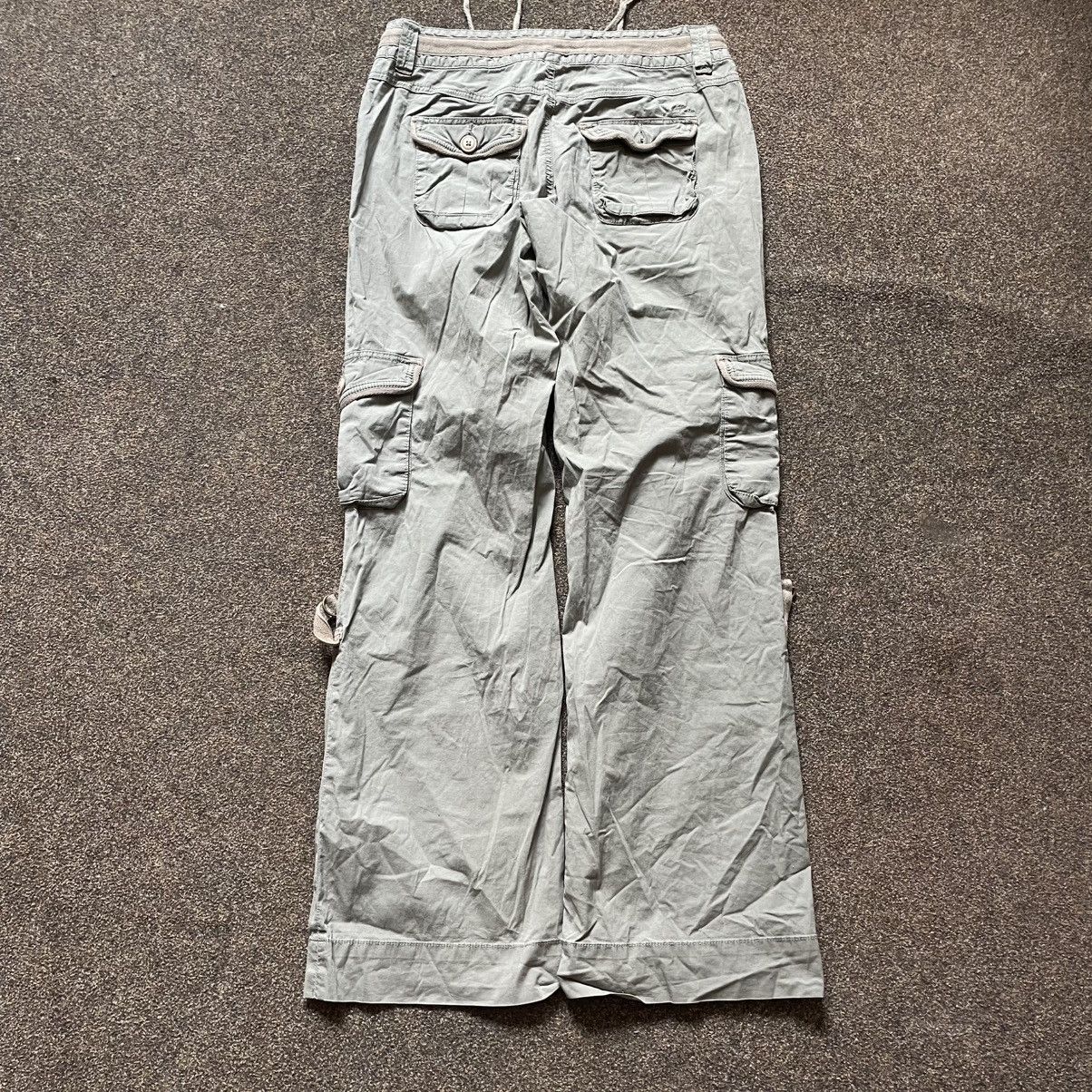 Vintage Vintage Y2K Baggy Cargo Pants Parachute Streetwear Faded 38 Size 38" / US 16 / IT 52 - 4 Thumbnail