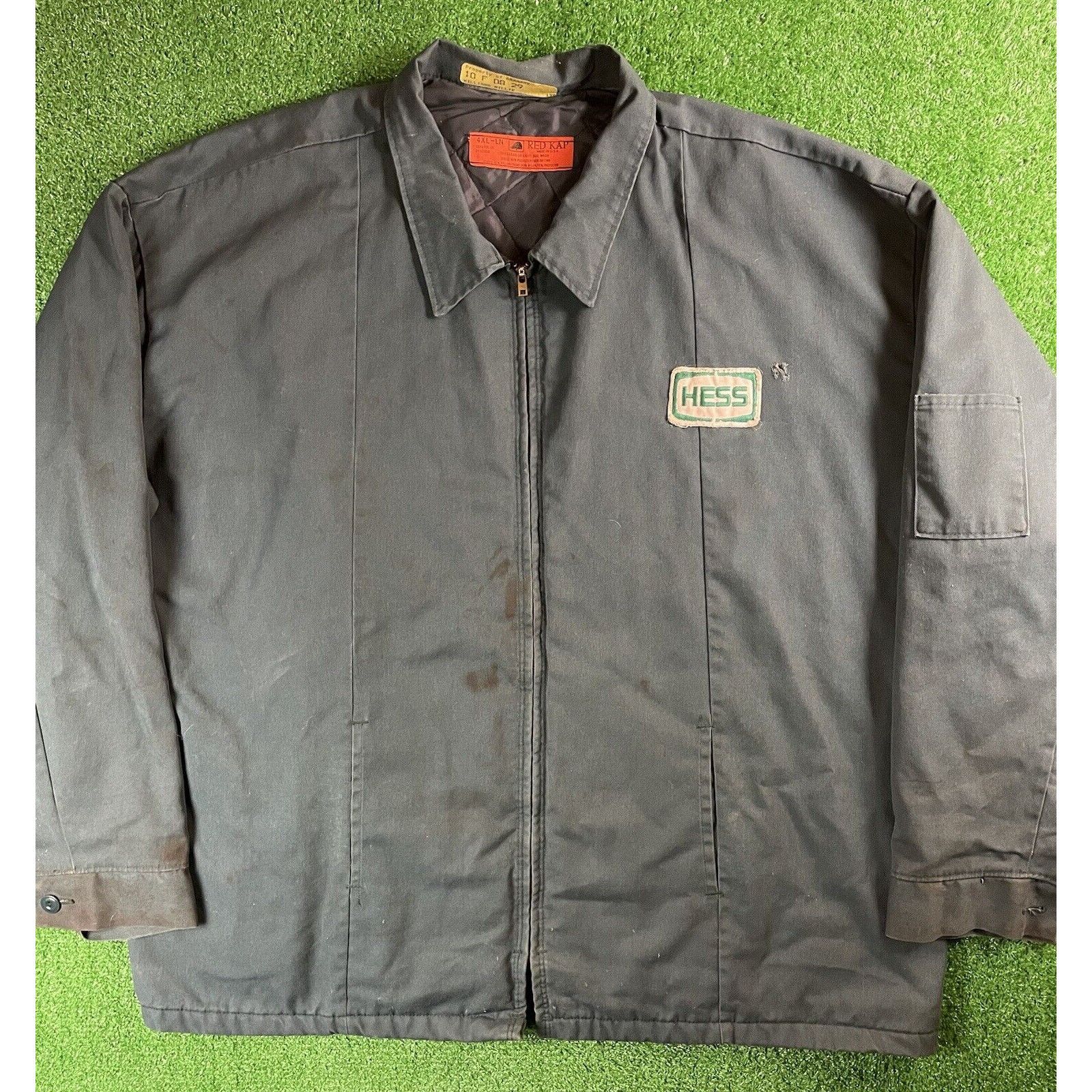 Vintage Vintage 70s Red Kap Hess Distressed Blue XXL Work Jacket USA Size US XXL / EU 58 / 5 - 3 Thumbnail