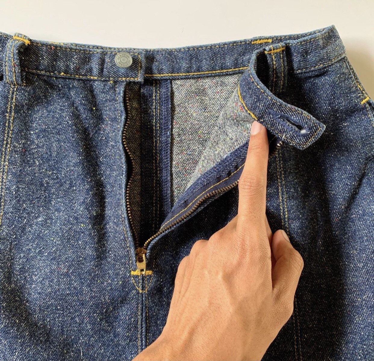 Hysteric Glamour 🔥🔥🔥VTG HYSTERIC DENIM SKIRT Size 24" / US 00 / IT 34 - 4 Thumbnail