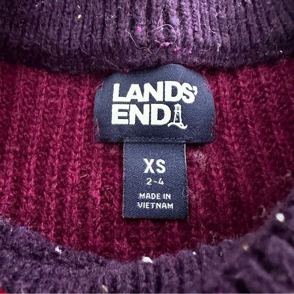 Lands' End Lands’ End Multicolor Cable Knit Oversized Sweater Size XS / US 0-2 / IT 36-38 - 4 Thumbnail