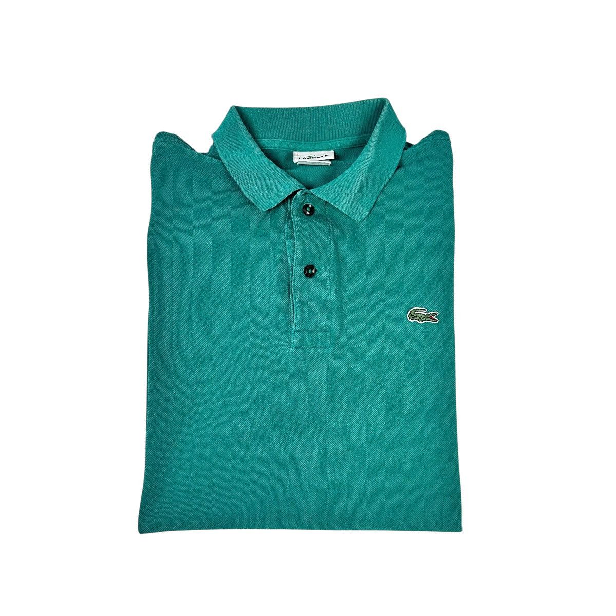 Lacoste Lacoste Mens Shirt Size 6 XL Green Polo Embroidered Faded Size US XL / EU 56 / 4 - 2 Thumbnail