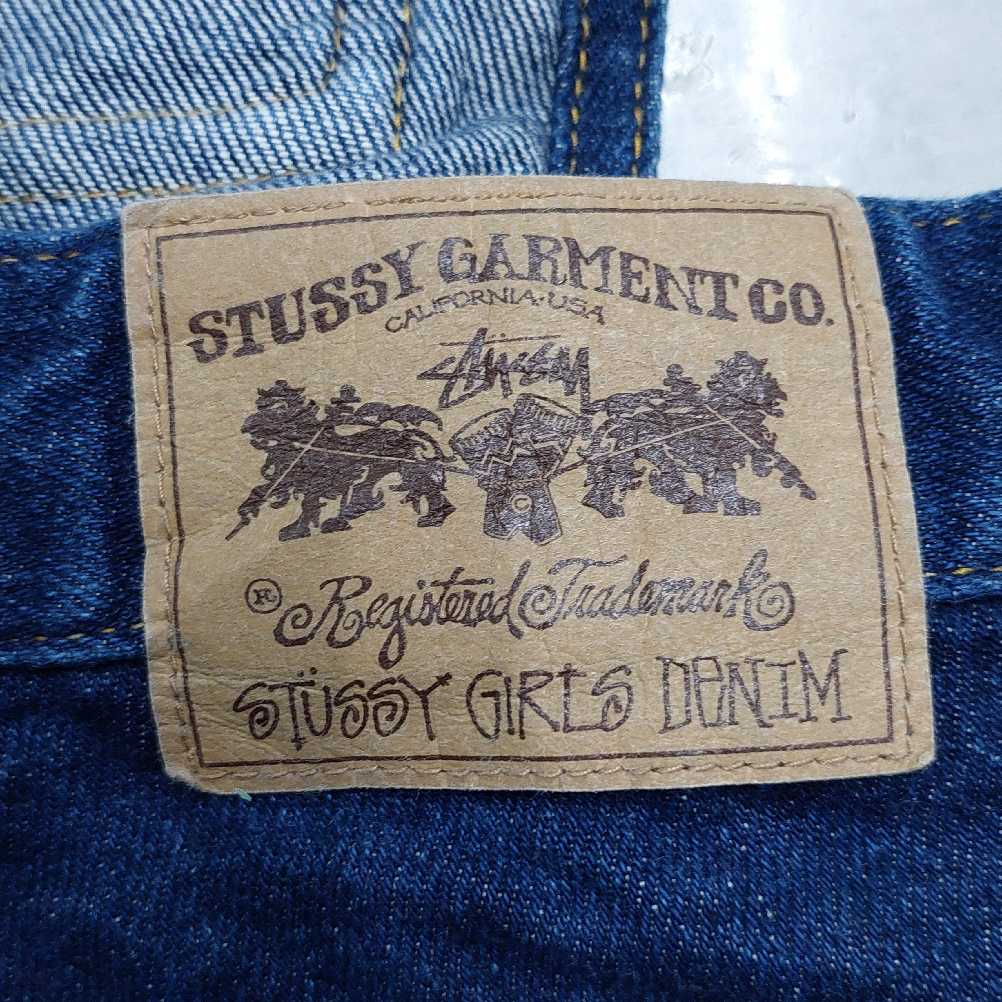 Stussy stussy girls denim short overall Size 30" / US 8 / IT 44 - 4 Thumbnail