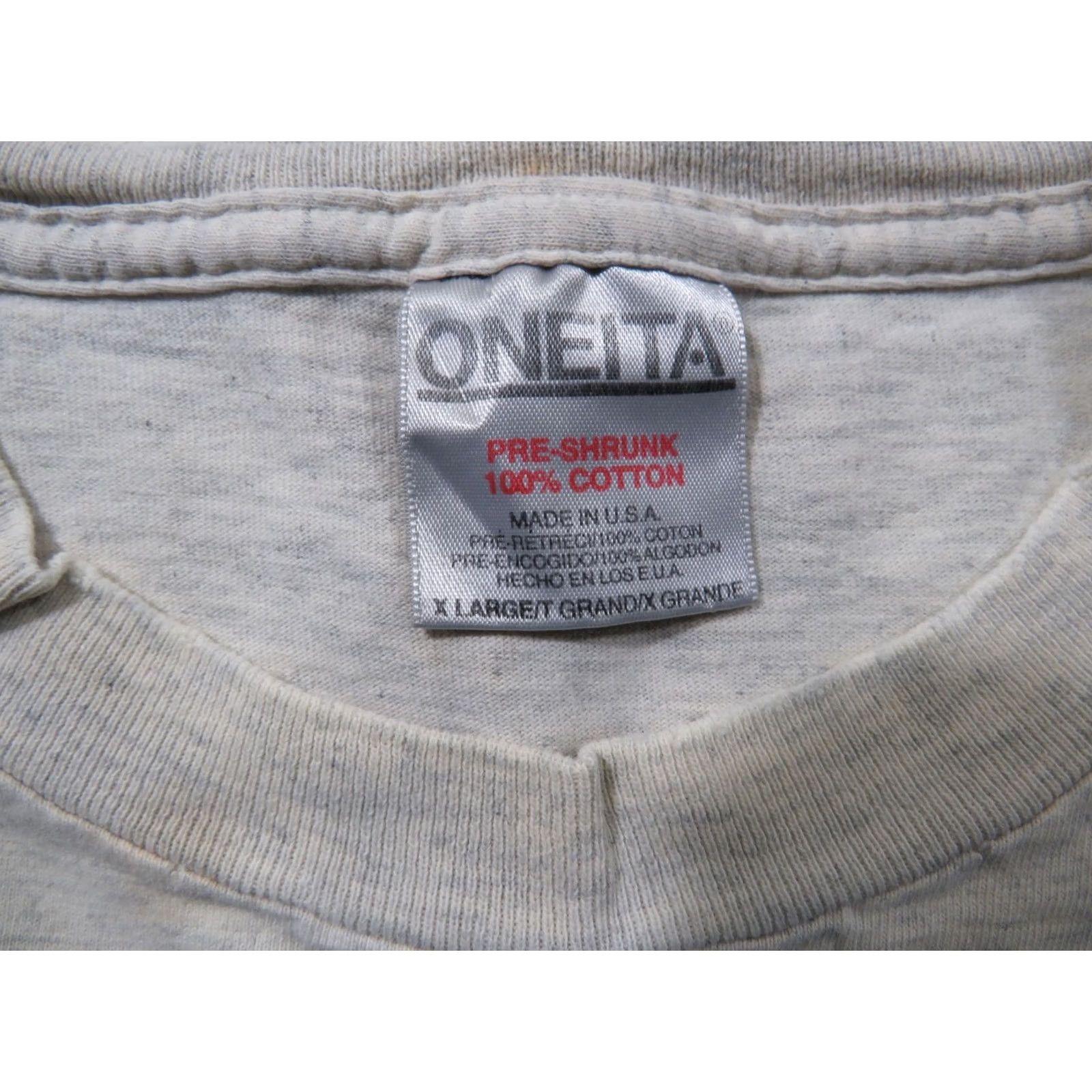 Vintage Oneita T-Shirt So many Tools So little time Funny USA XL Gray Cotton Crew Neck Short Sleeve Personalize Mens Women Vintage No Size US XL / EU 56 / 4 - 6 Thumbnail