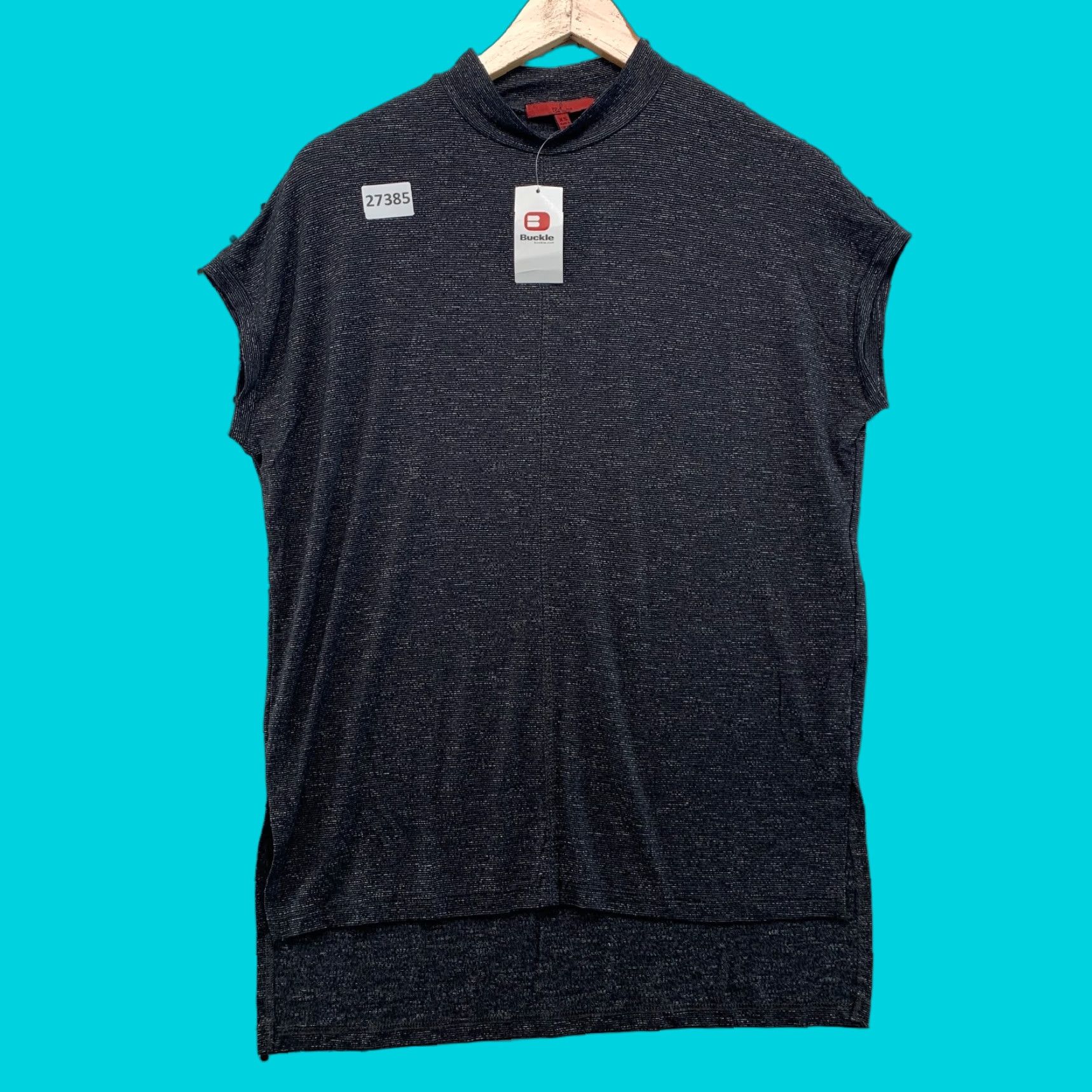 BKE New Red By BKE Mock Neck Sleeveless TOp Womens XS 18.5x29.5 NWT Black Size XS / US 0-2 / IT 36-38 - 1 Thumbnail