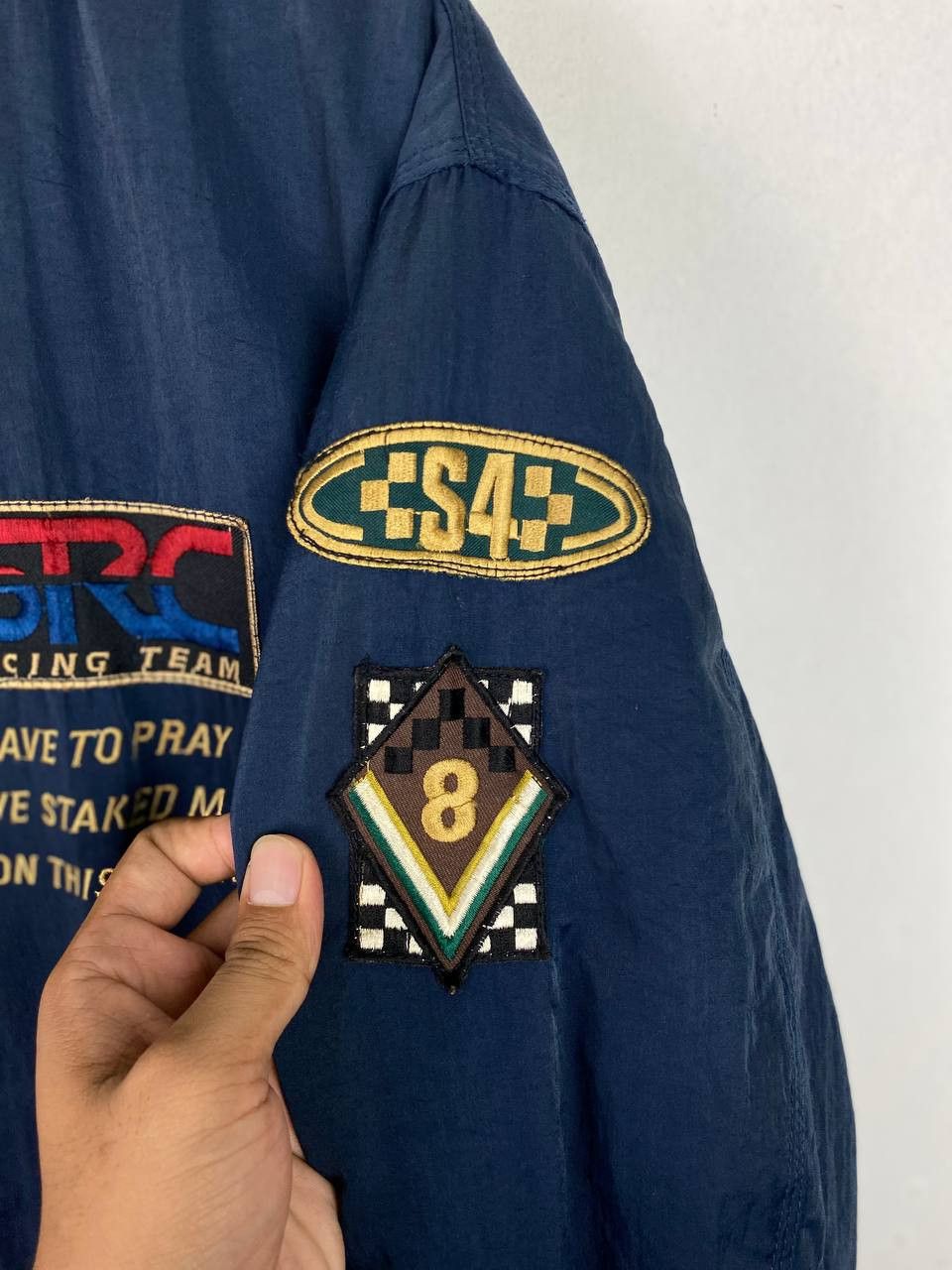Japanese Brand vintage japanese brands bomber jacket very nice design Size US L / EU 52-54 / 3 - 6 Thumbnail