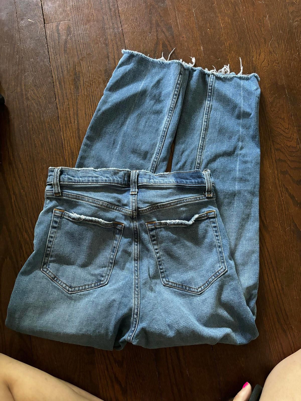 Abercrombie & Fitch Abercrombie & Fitch High Rise Ankle Straight Jeans - Size 29 Size 28" / US 6 / IT 42 - 5 Thumbnail