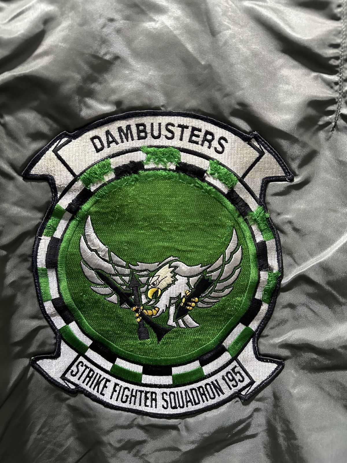 Alpha Industries × Vintage Vintage Alpha Industries MA-1 Flight Jacket USS Midway CV-41 Size US L / EU 52-54 / 3 - 7 Thumbnail