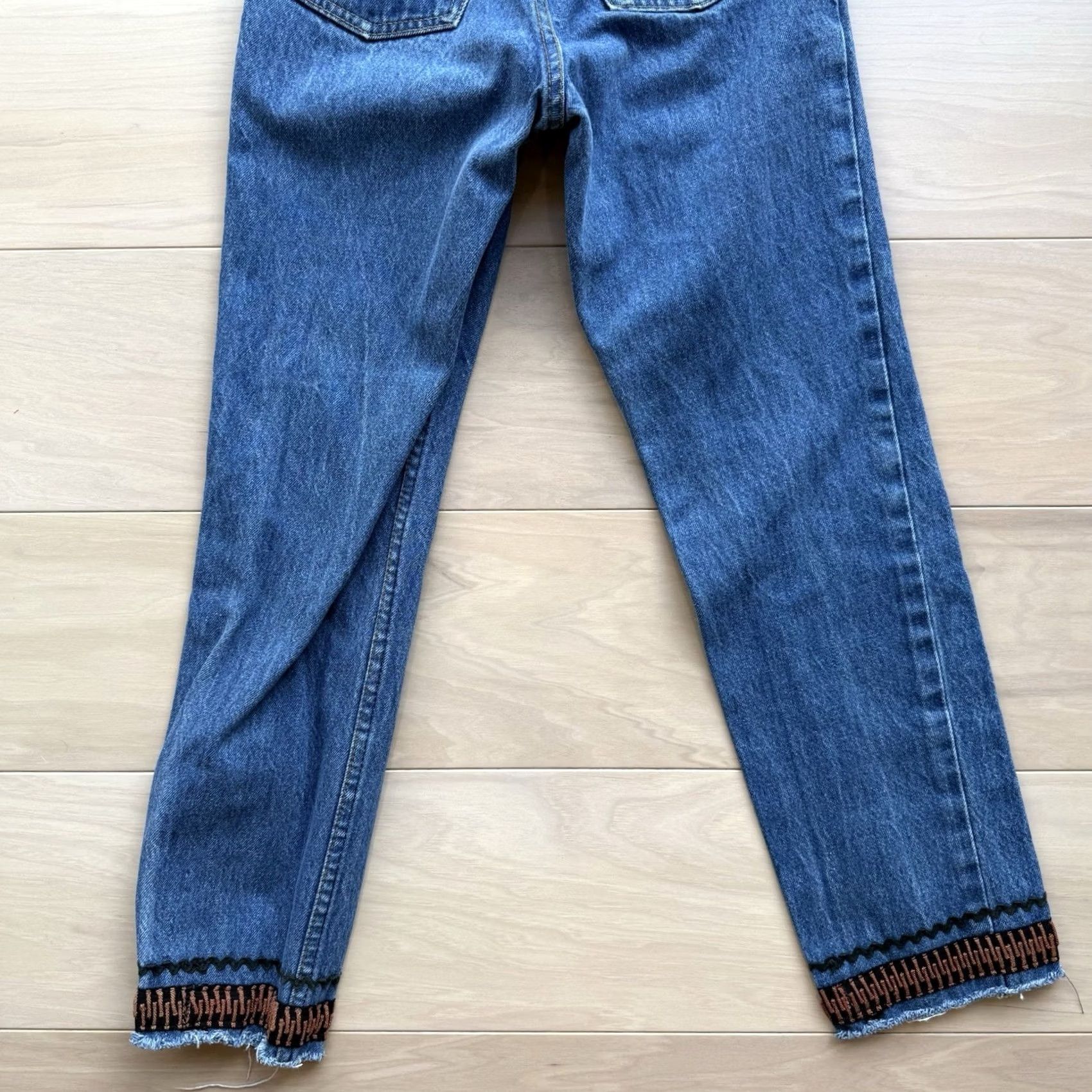 Levi's VINTAGE Levi's 501 Jeans 22 Blue Made In USA 80s Straight Denim Workwear Mens Womens Size 40" / US 18 - 7 Thumbnail
