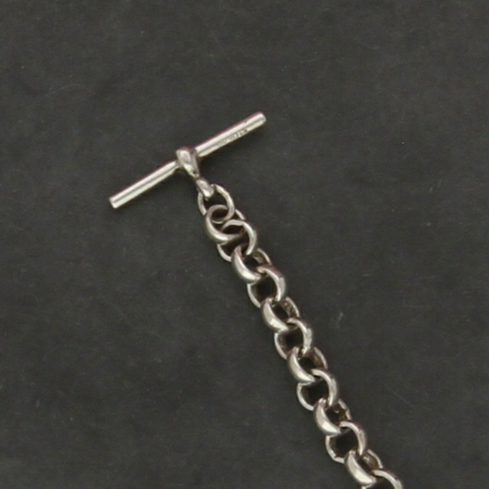 Sterling Silver sterling silver 4mm rolo chain toggle necklace size 17.75in Size ONE SIZE - 3 Thumbnail