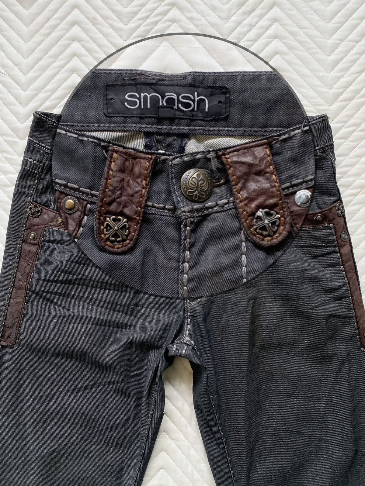 Other Waxed Denim By Smash Denim Size US 33 - 3 Thumbnail